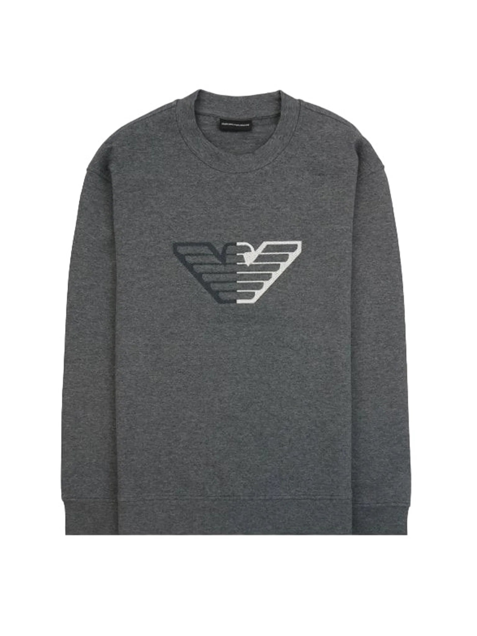 Armani Camisola Sweat 6d1m76 1jhsz Grey Cinza_shot1