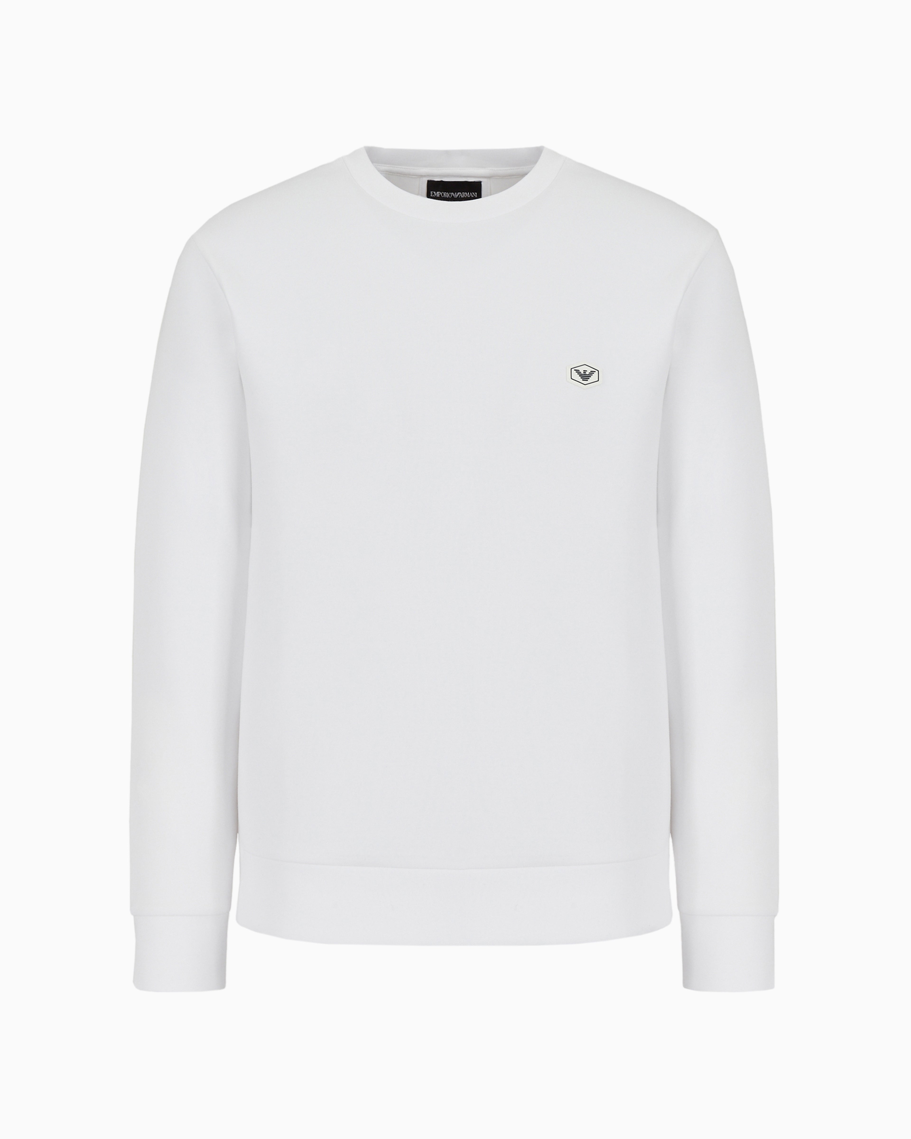 Armani Camisola Sweat 8n1md1 1jhsz White Branco_shot1