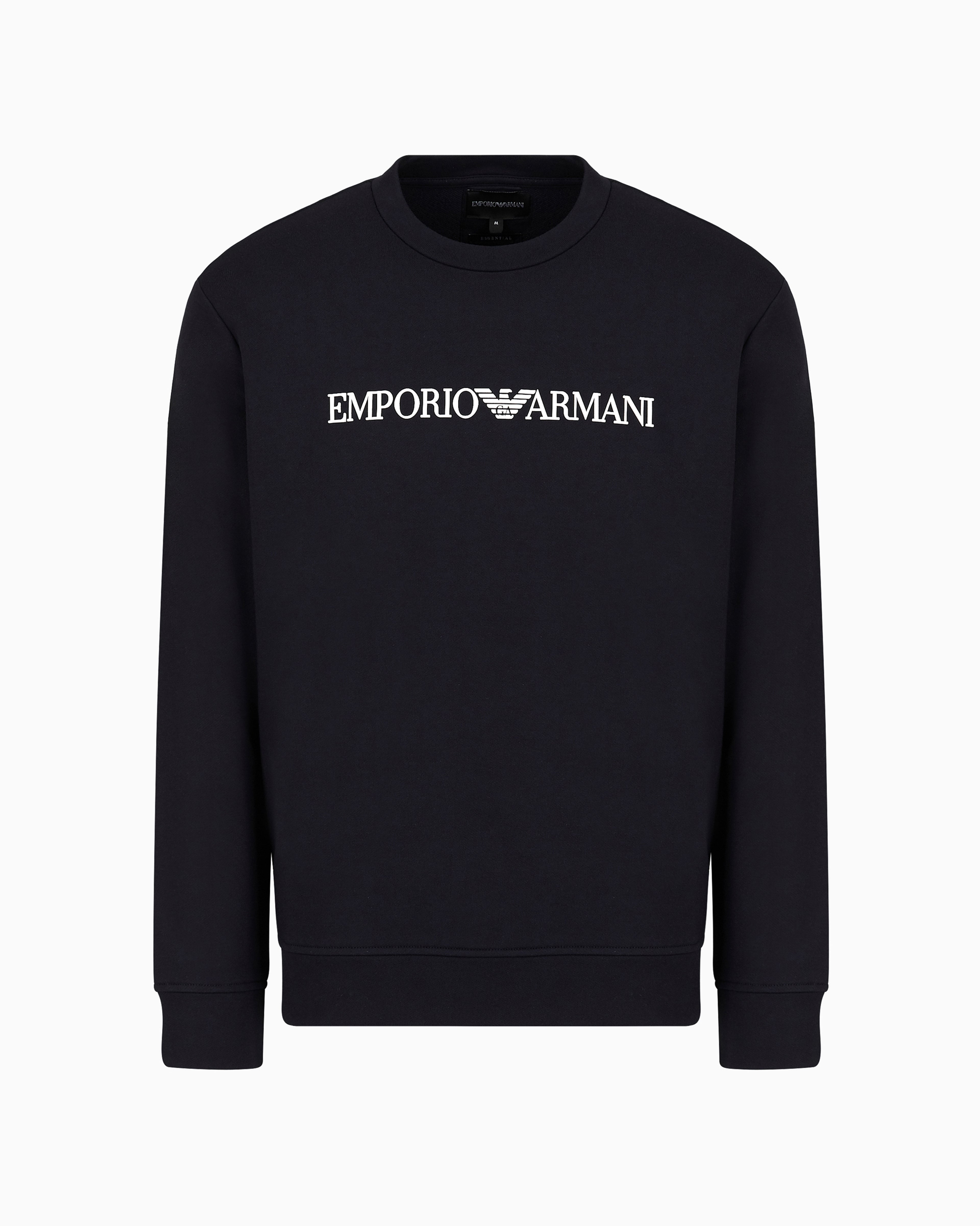 Armani Camisola Sweat 8n1mr6 1jriz Navy.logo Navy_shot1