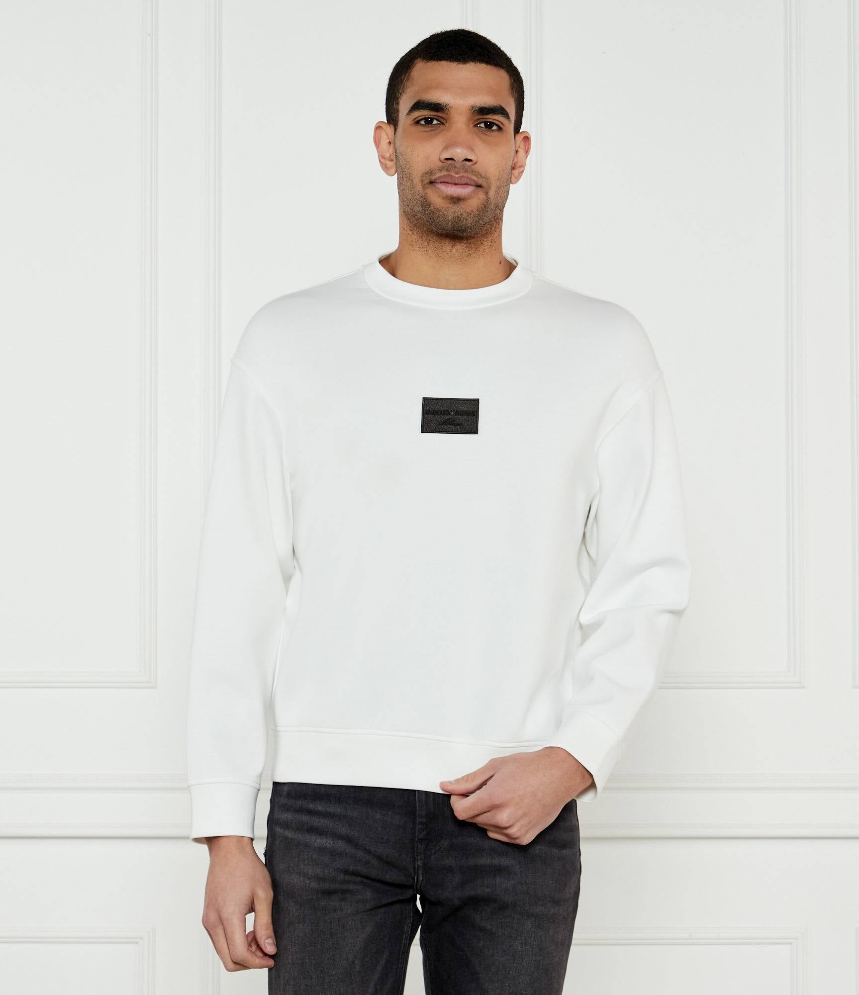Armani Camisola Sweat Em001045 Af10013 Snow Snow_shot2