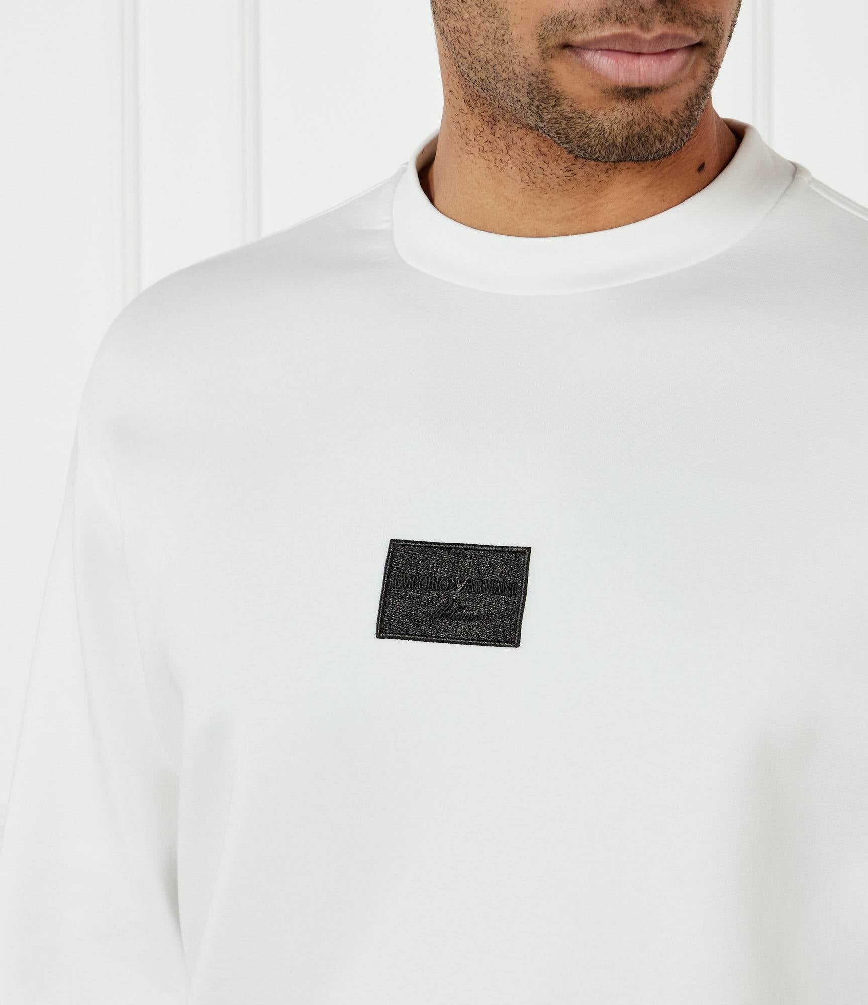 Armani Camisola Sweat Em001045 Af10013 Snow Snow_shot4