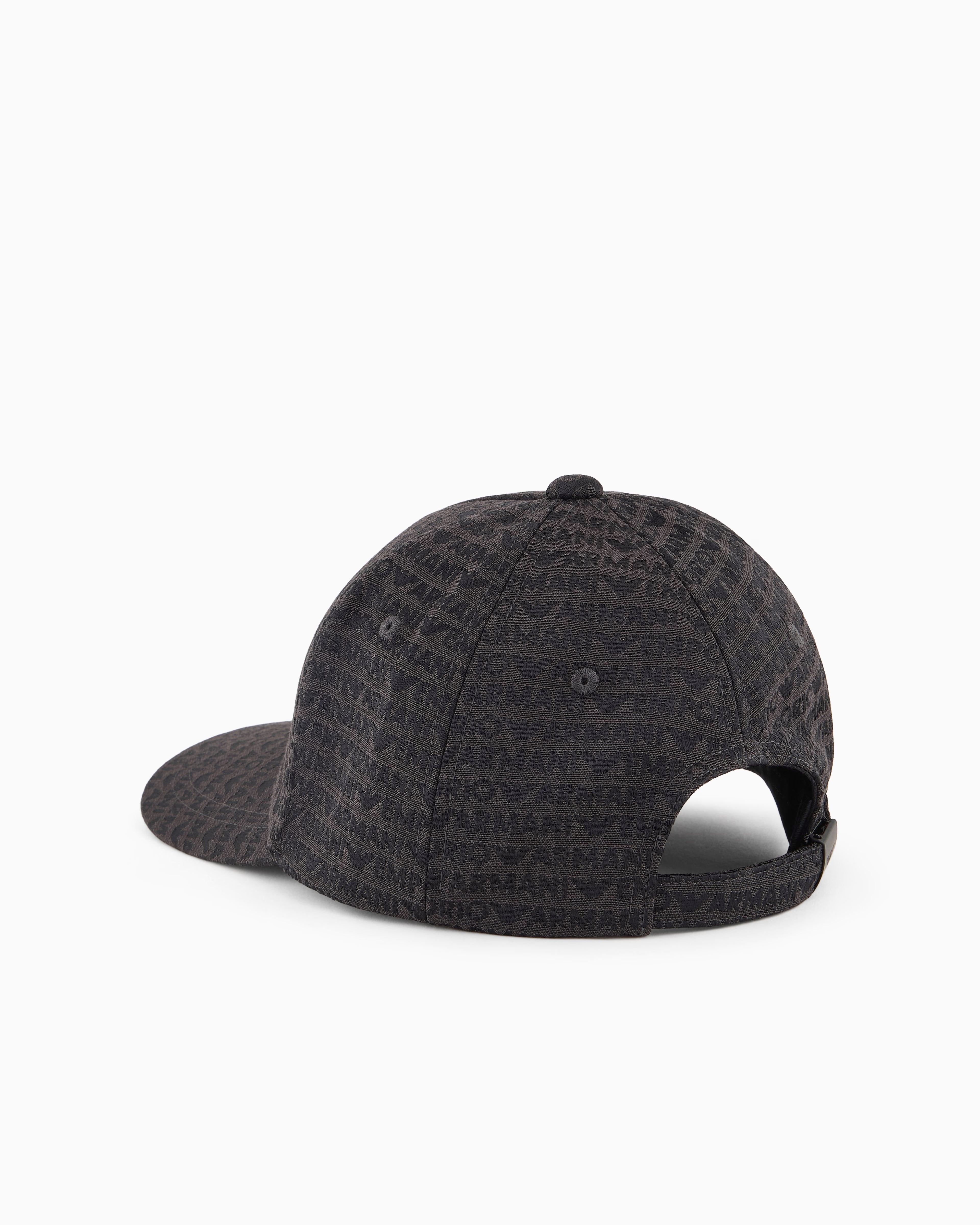 Armani Cap Hat Em001321 Af14034 Black Preto_shot1