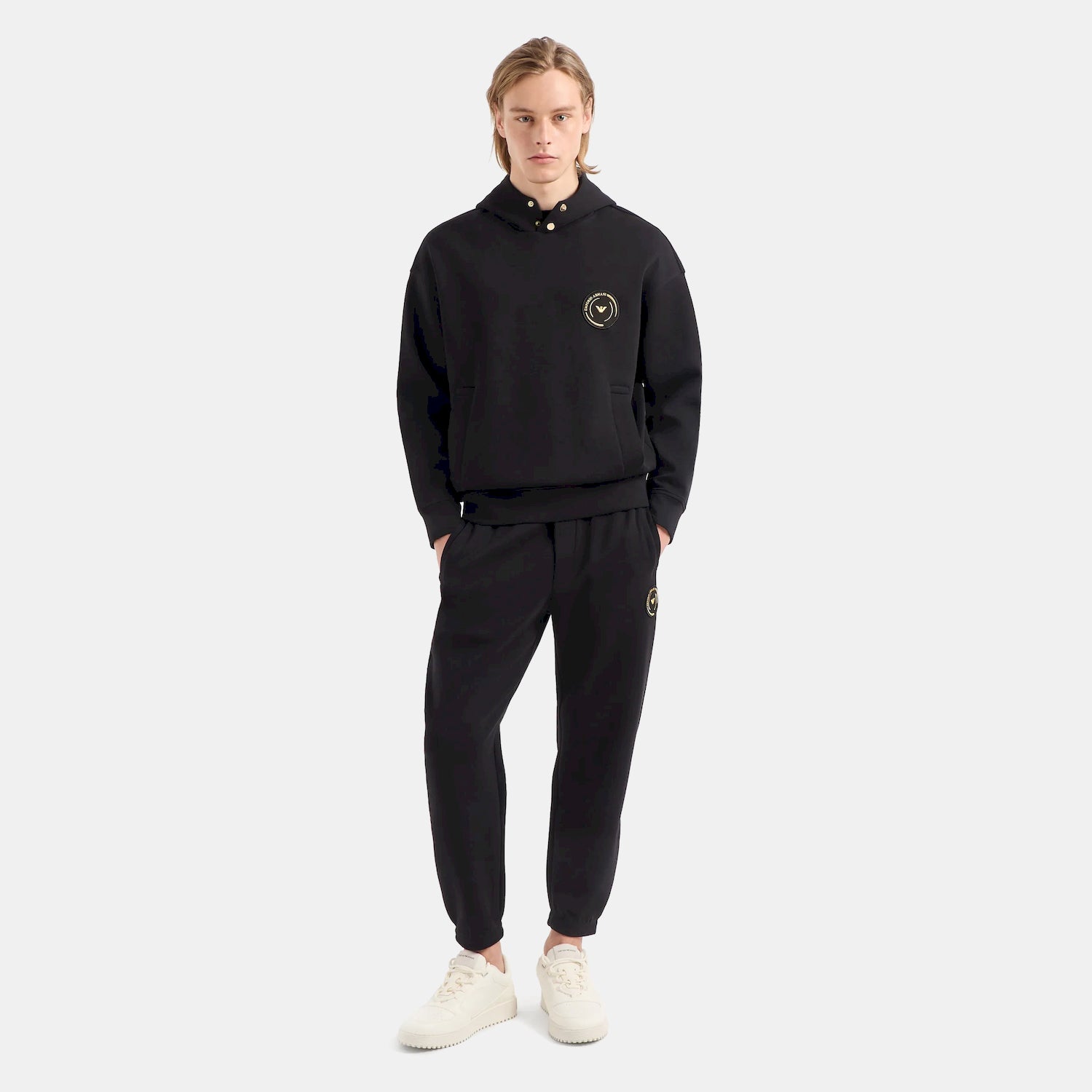 Armani Casaco Training Sweat Training 3d1mp0 1jhsz Black Preto_shot2