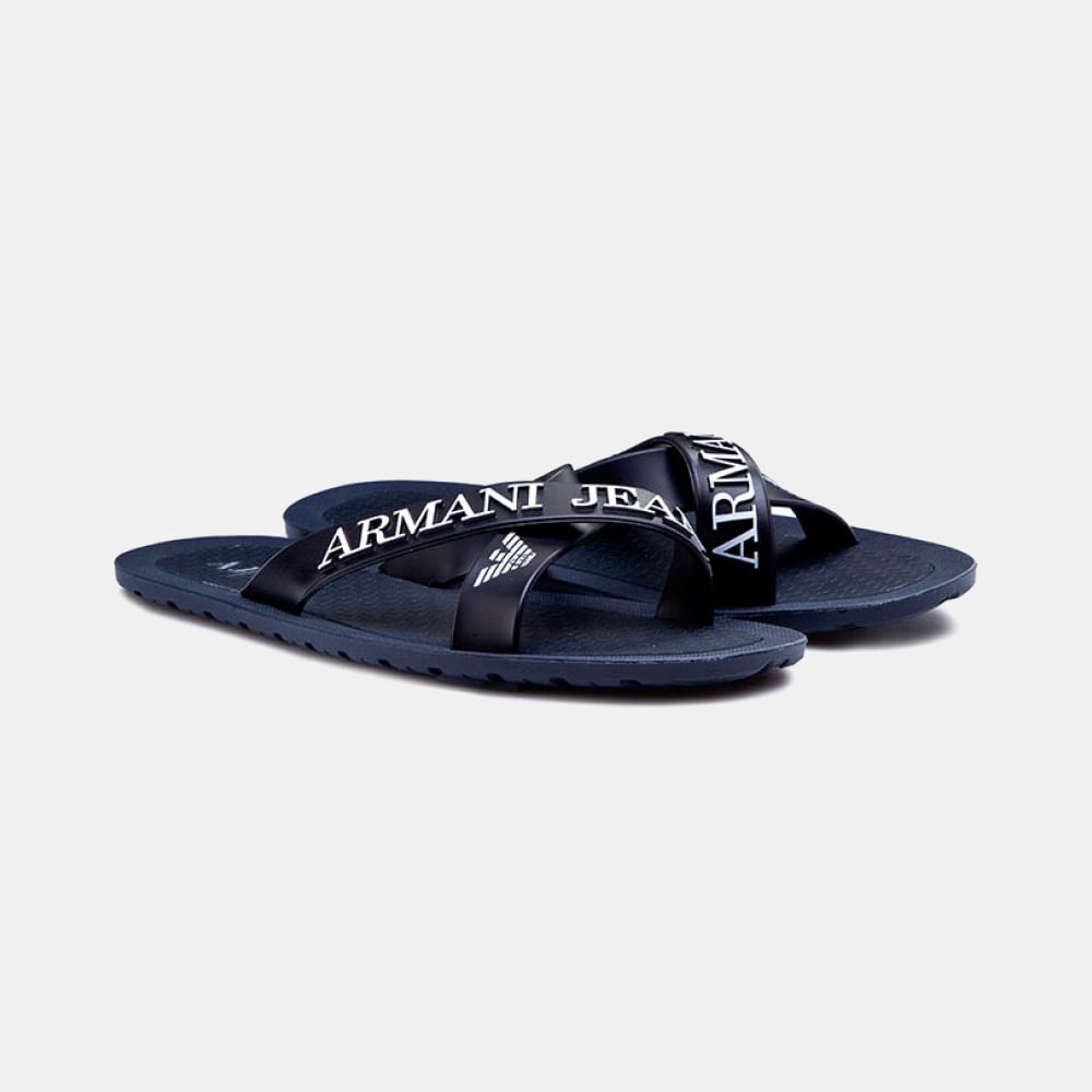 Armani Chinelos Slippers 06597 69 Blue Azul Shot3