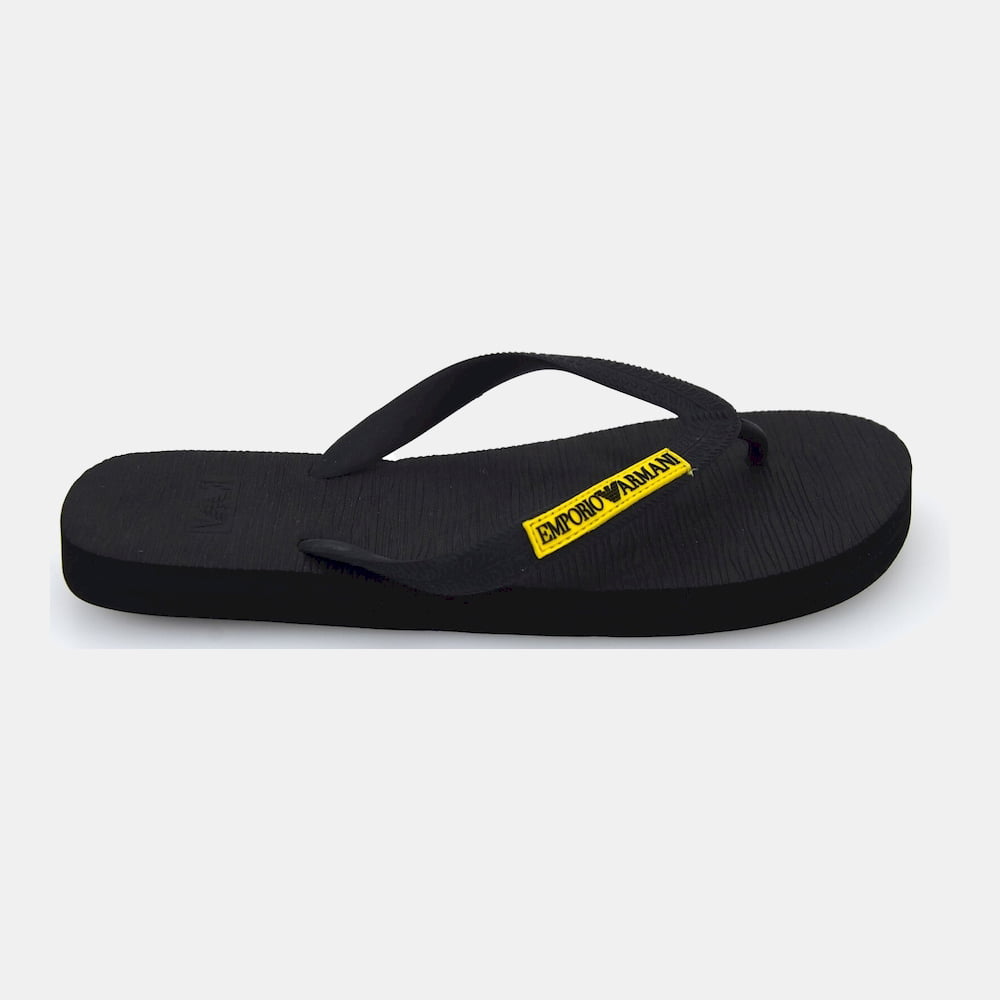 Armani Chinelos Slippers 1301 5p484 Black Preto Shot6