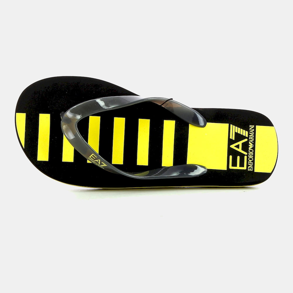 Armani Chinelos Slippers 5004 6p295 Blk Yel Ye Preto Amarelo Shot10
