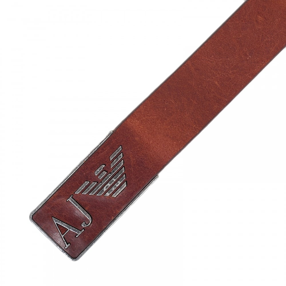 Armani Cinto Belt 931504 Cc881 Brown Castanho_shot3