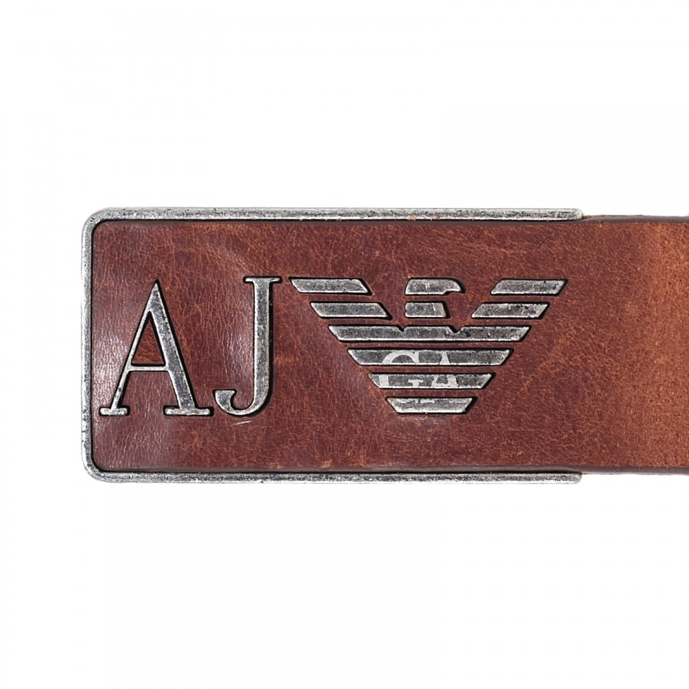 Armani Cinto Belt 931504 Cc881 Brown Castanho_shot4