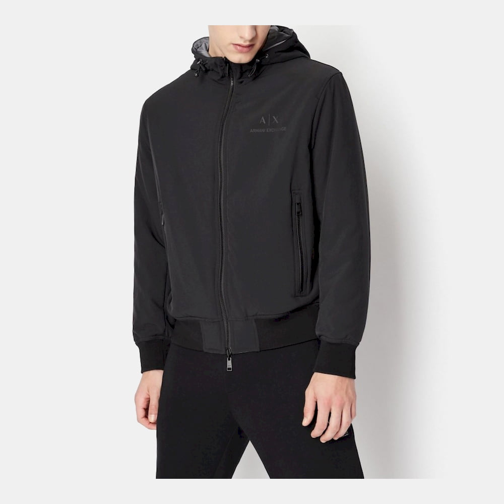 Armani Exchange Blusao Jackets 6lzb11 Znicz Black Preto Shot4