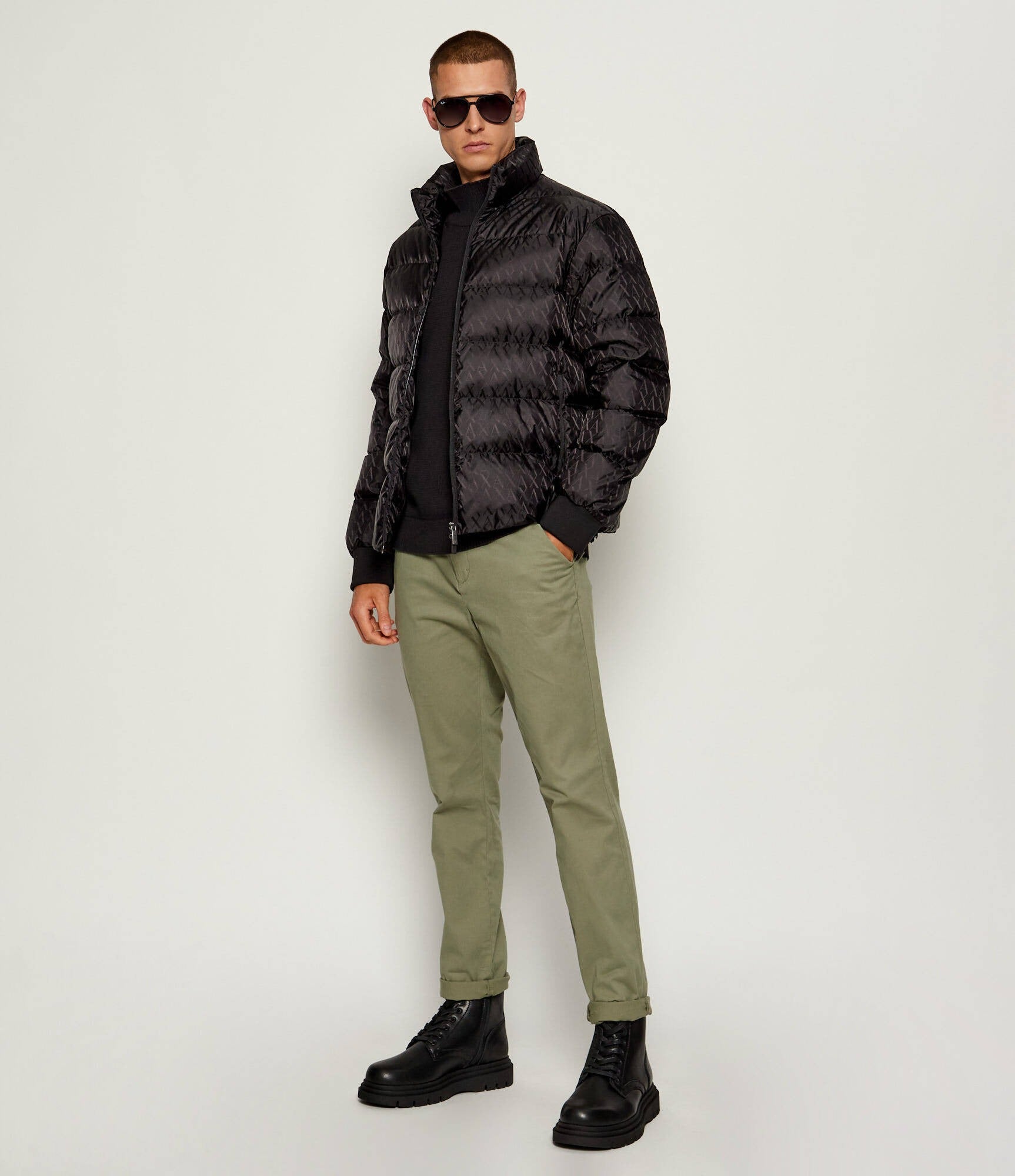Armani Exchange Blusao Jackets Xm001580 Af16628 Black.logo Preto_shot2