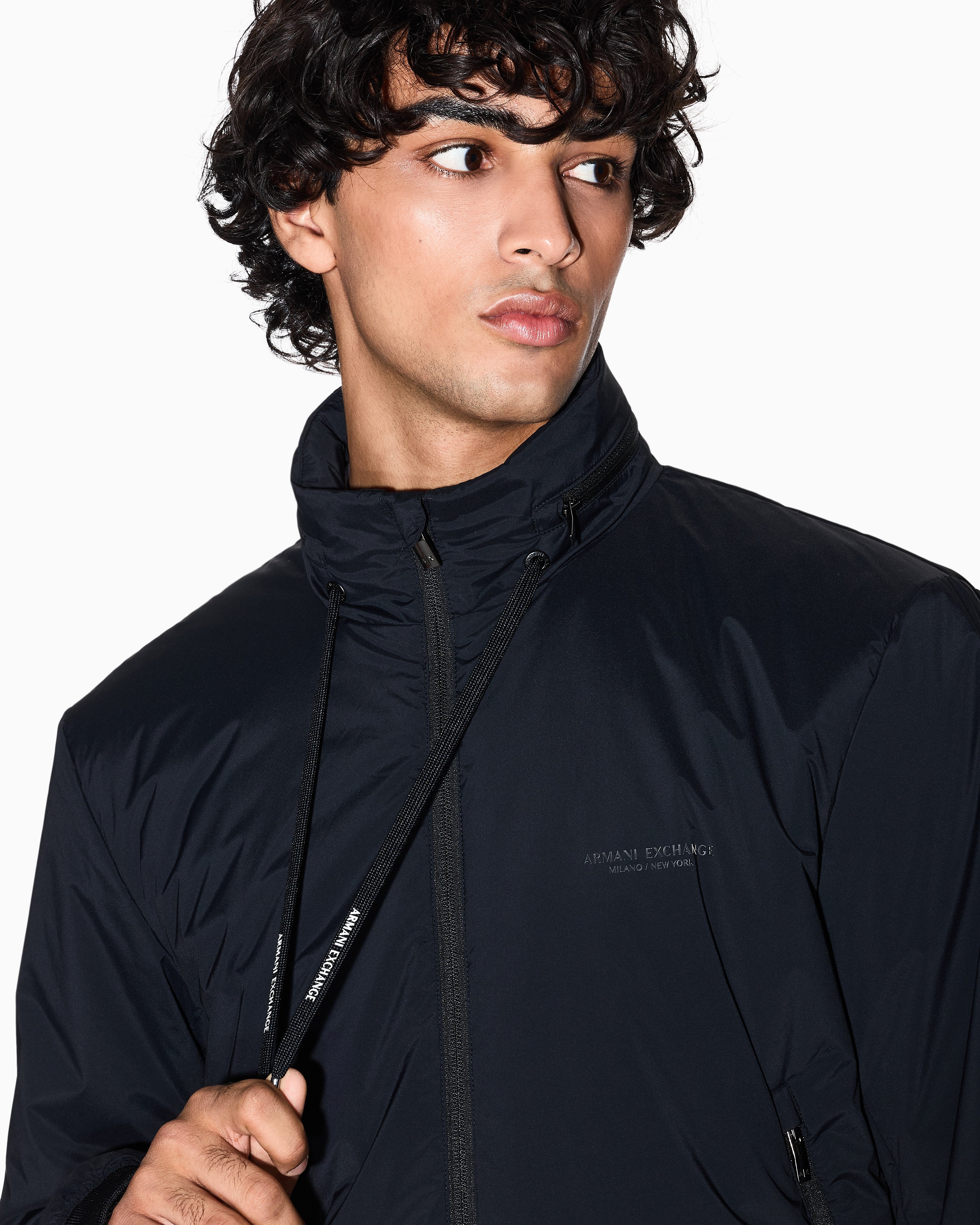 Armani Exchange Blusao Jackets Xm001583 Af19196 Black Preto_shot1