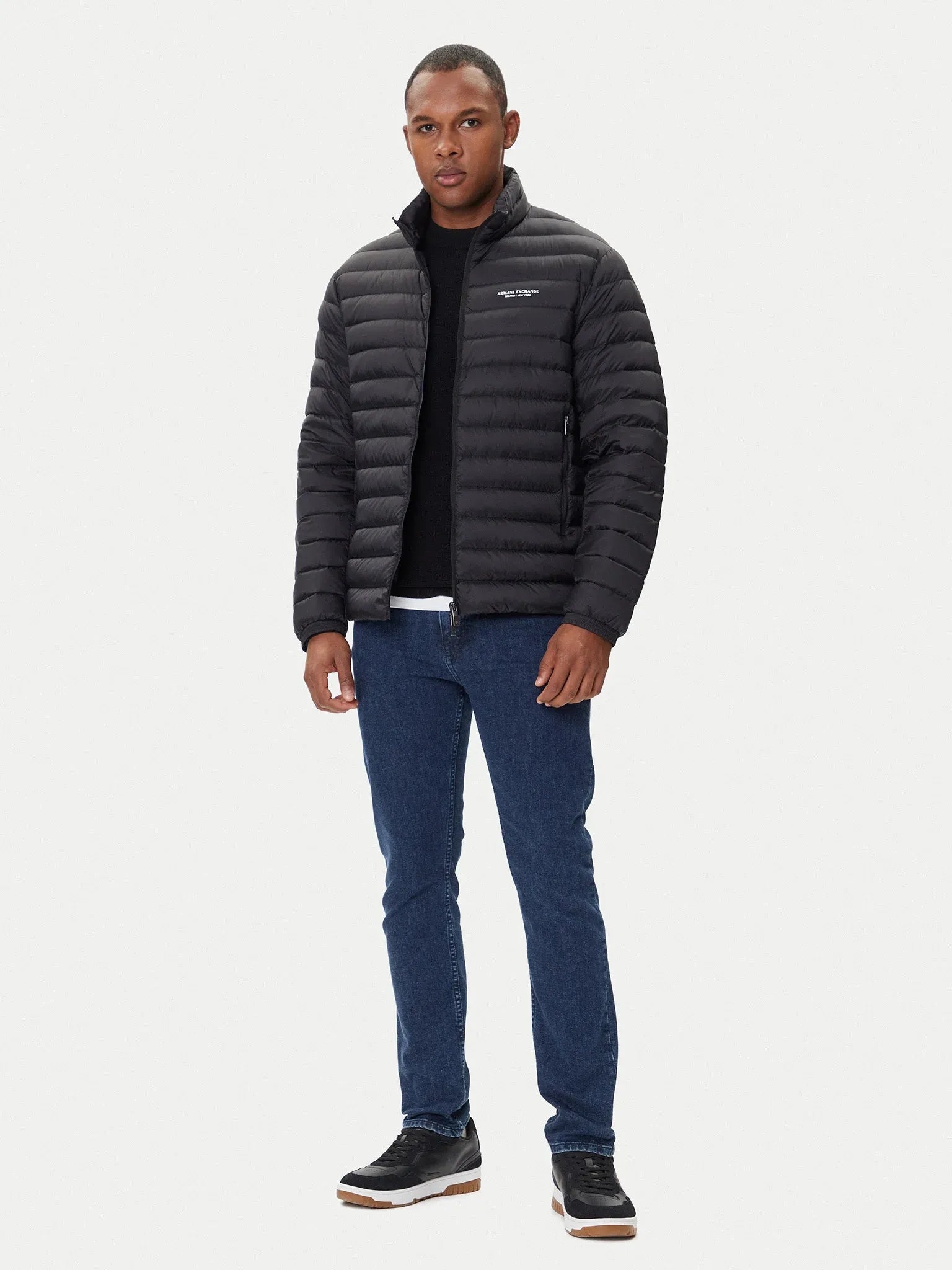 Armani Exchange Blusao Jackets Xm001919 Af16927 Black Preto_shot1