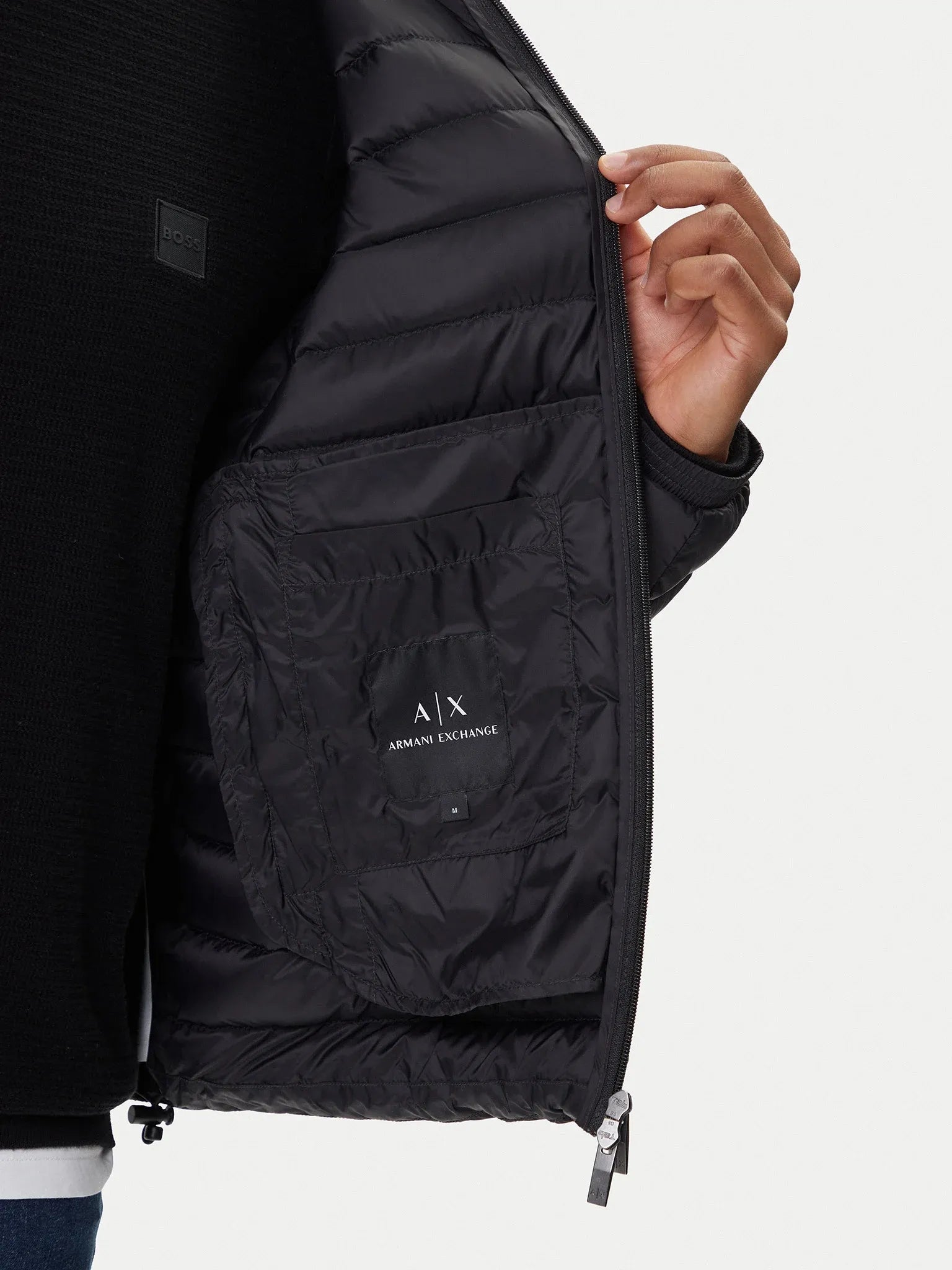 Armani Exchange Blusao Jackets Xm001919 Af16927 Black Preto_shot6