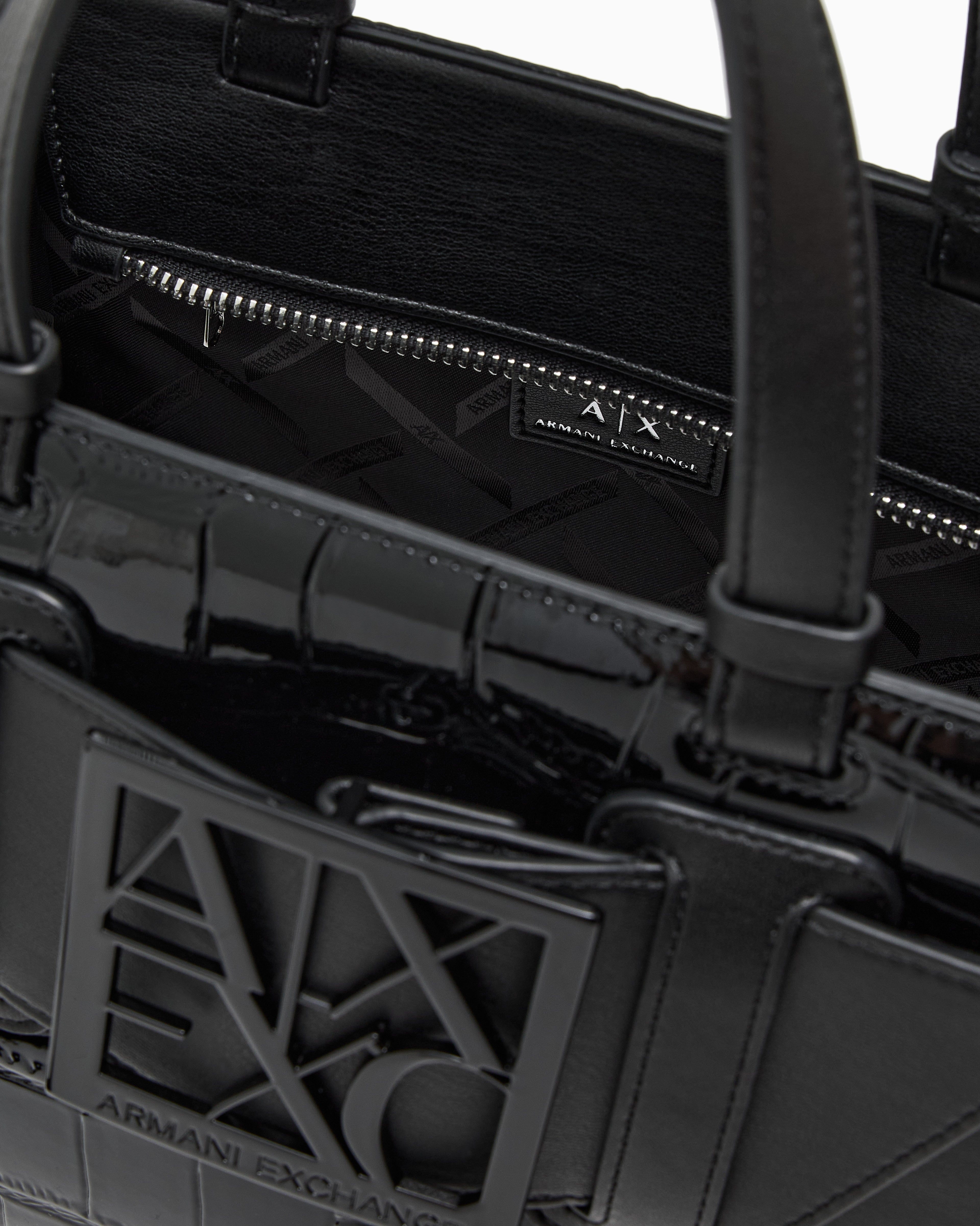 Armani Exchange Bolsa Bag Xw000392 Af17144 Black Preto_shot1