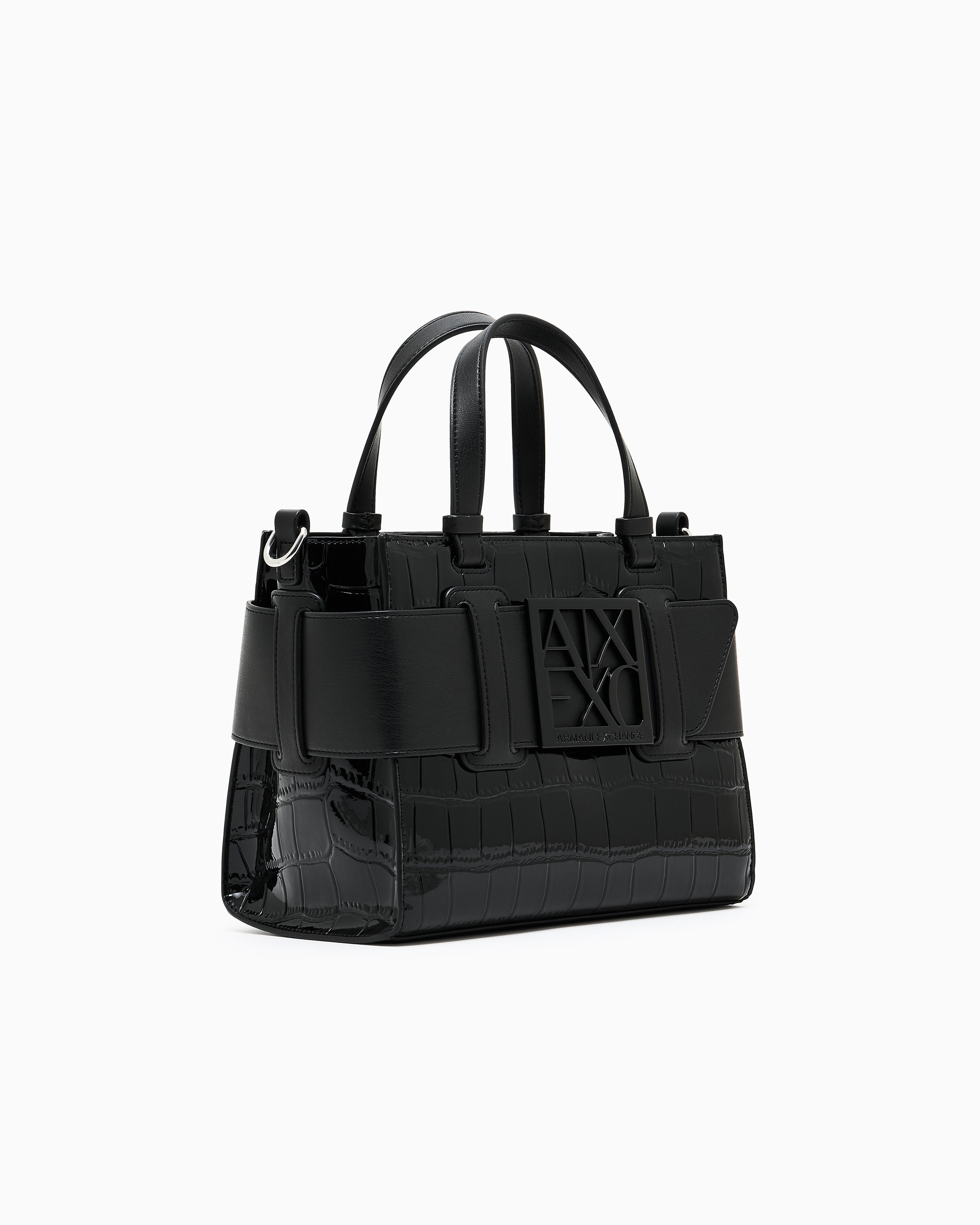 Armani Exchange Bolsa Bag Xw000392 Af17144 Black Preto_shot4