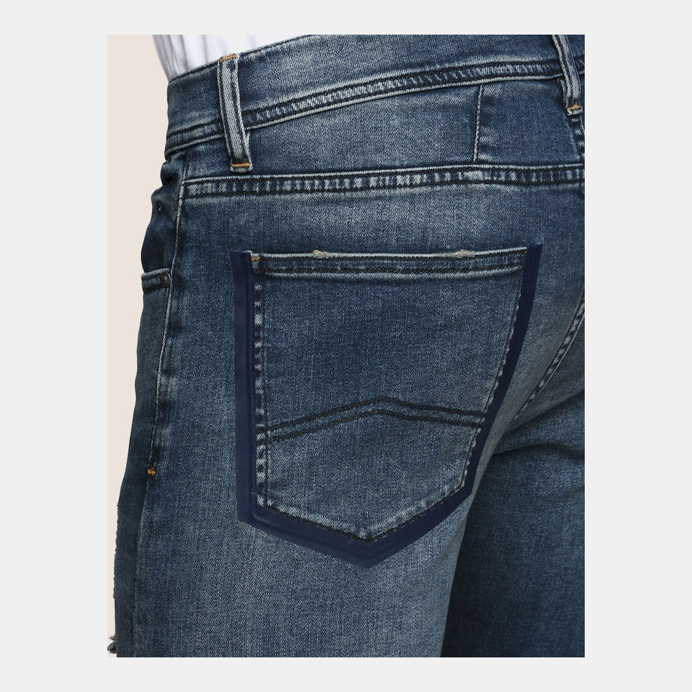 Armani Exchange Calças Trousers Zj13 Z1cwz Denim Denim Shot2