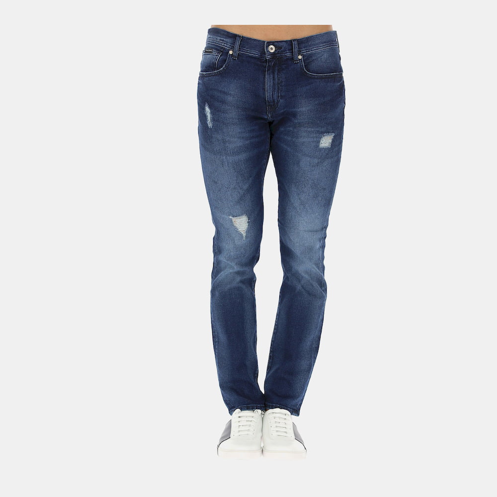 Armani Exchange Calças Trousers Zj13 Z1fuz Denim Denim Shot4