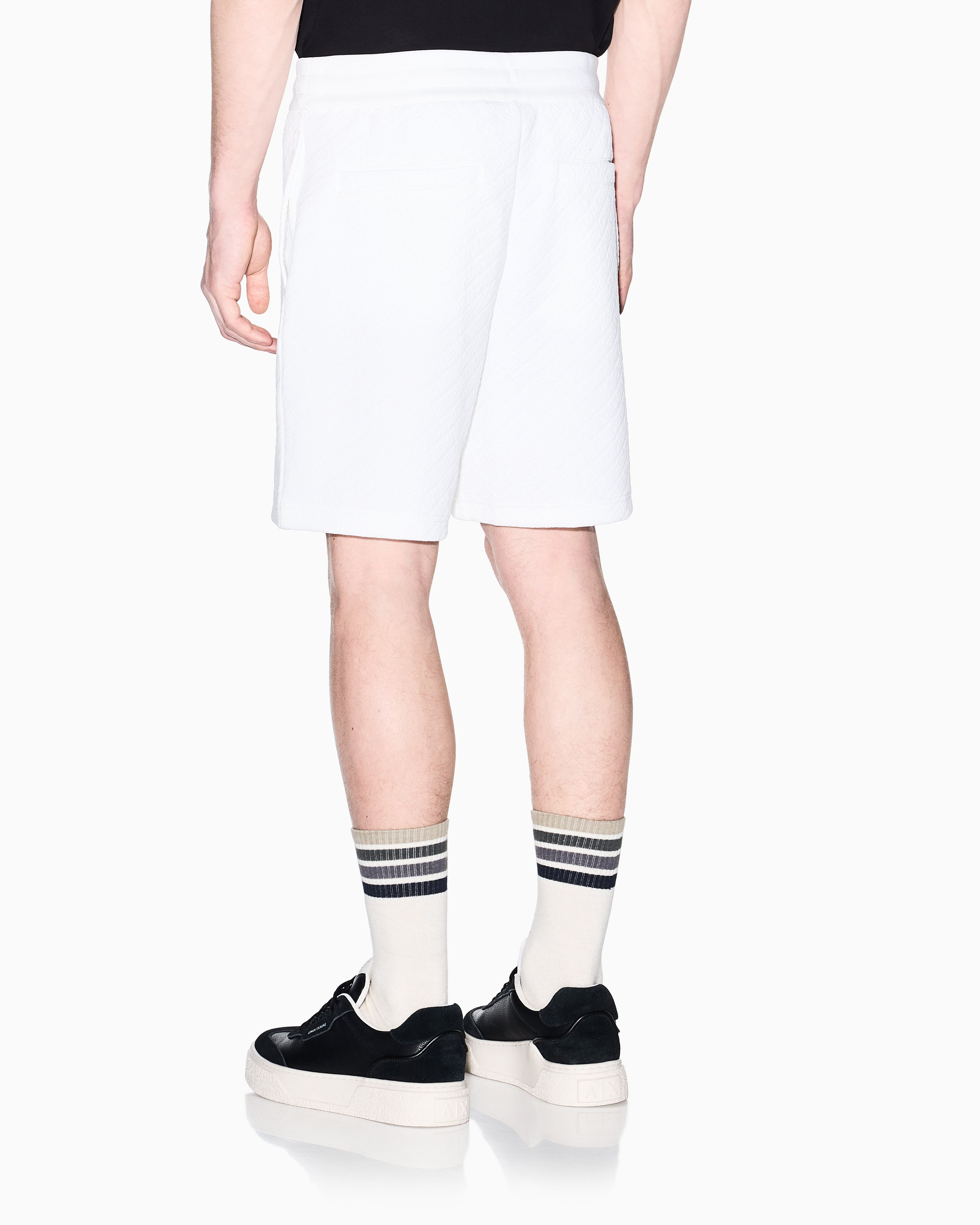 Armani Exchange Calcao Shorts Xm002345 Af21862 Offwhite Branco_shot1