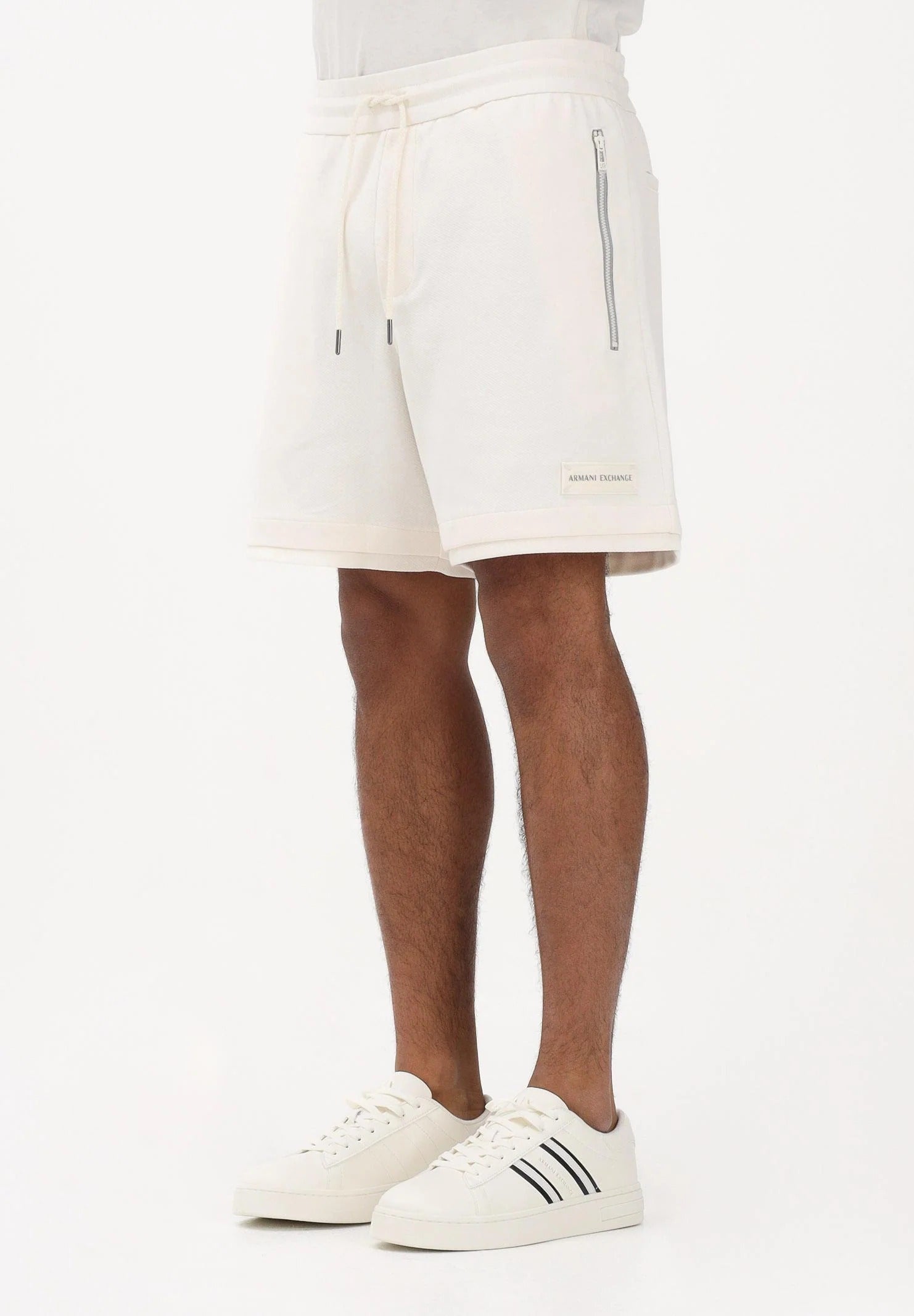 Armani Exchange Calcao Shorts Xm002354 Af21869 Cream Creme_shot1