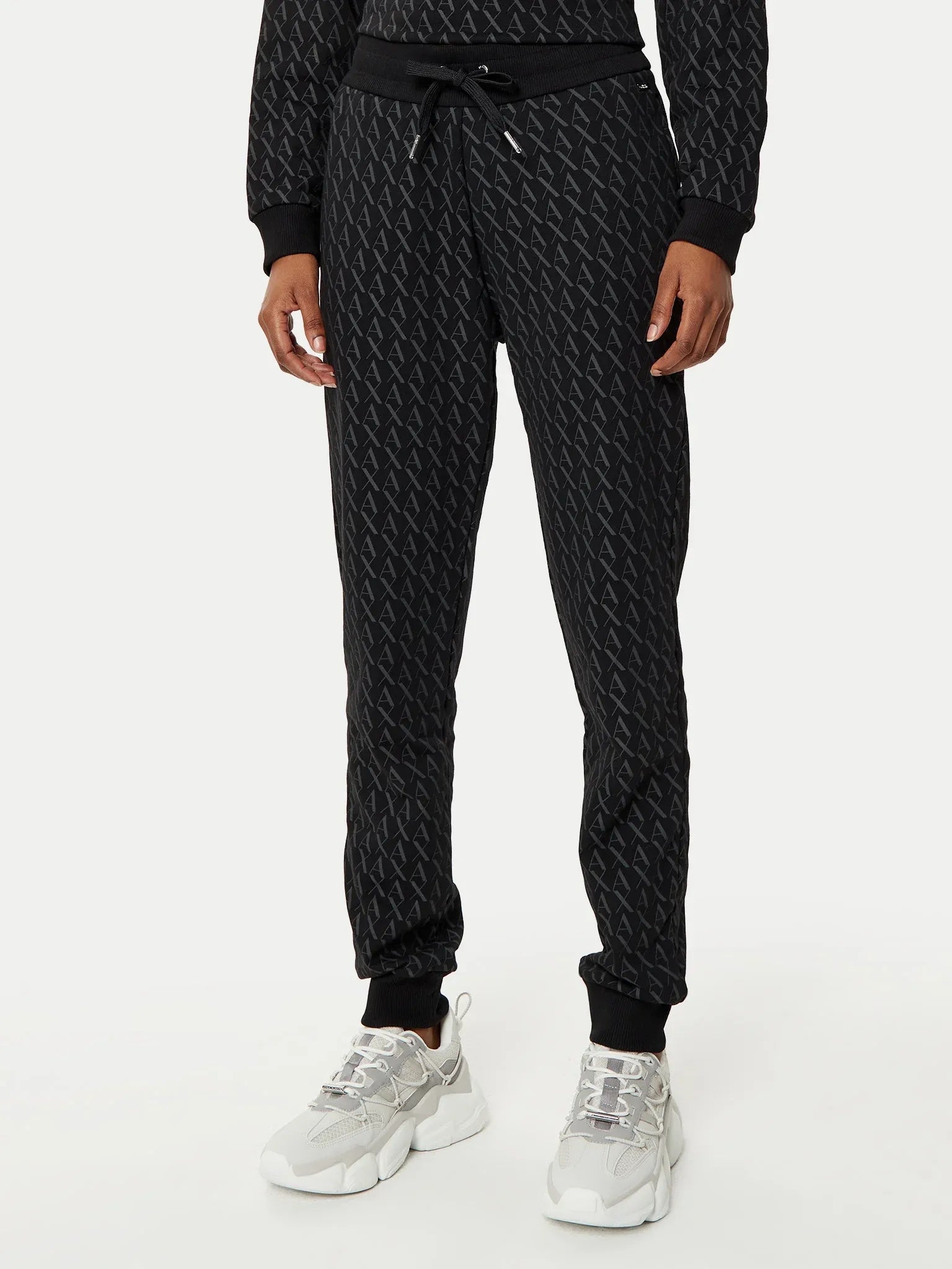 Armani Exchange Calcas Training Pants 8nyplg Yje5z Black Preto_shot1