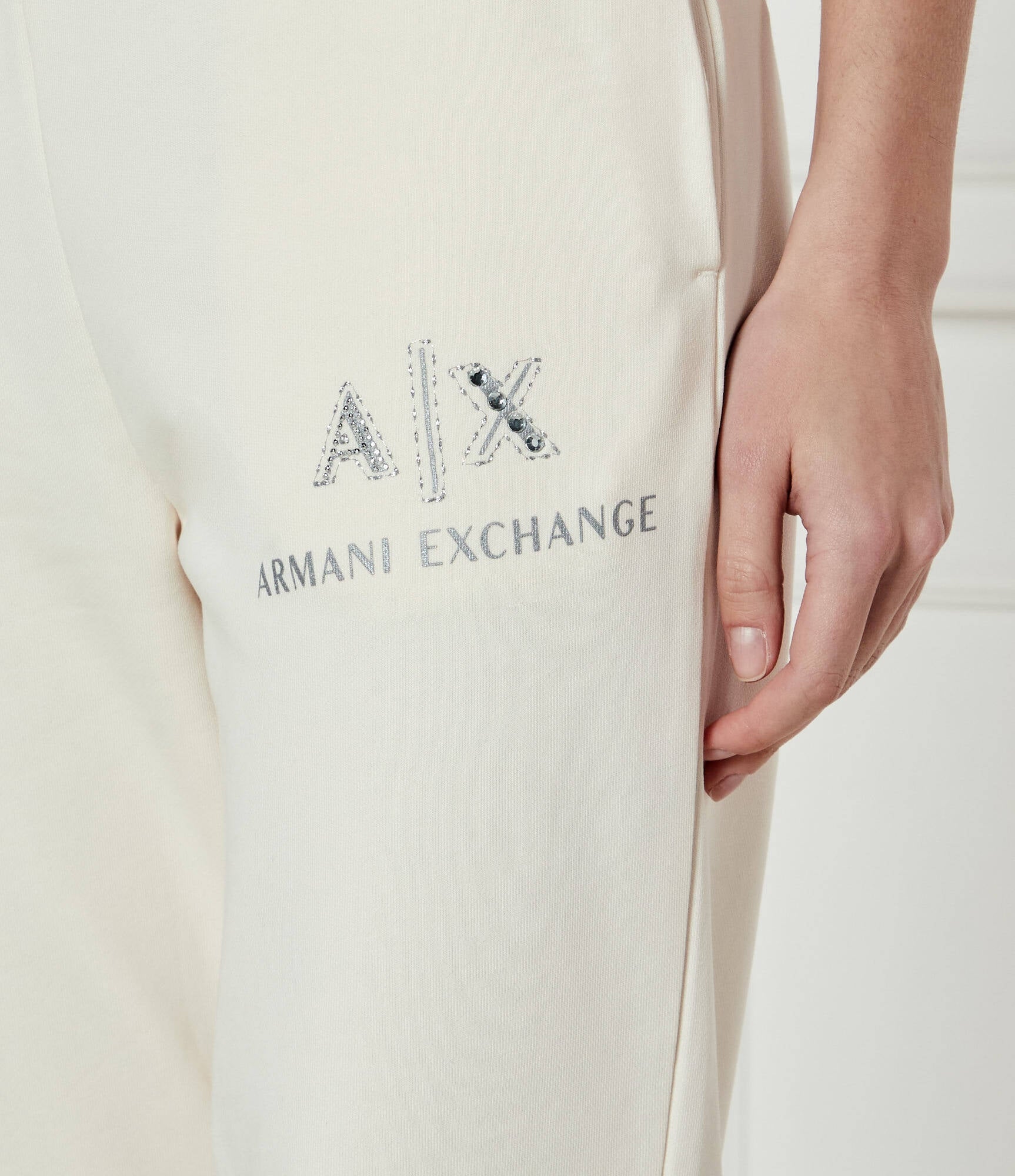 Armani Exchange Calcas Training Pants Xw000162 Af11851 Beige Beige_shot4