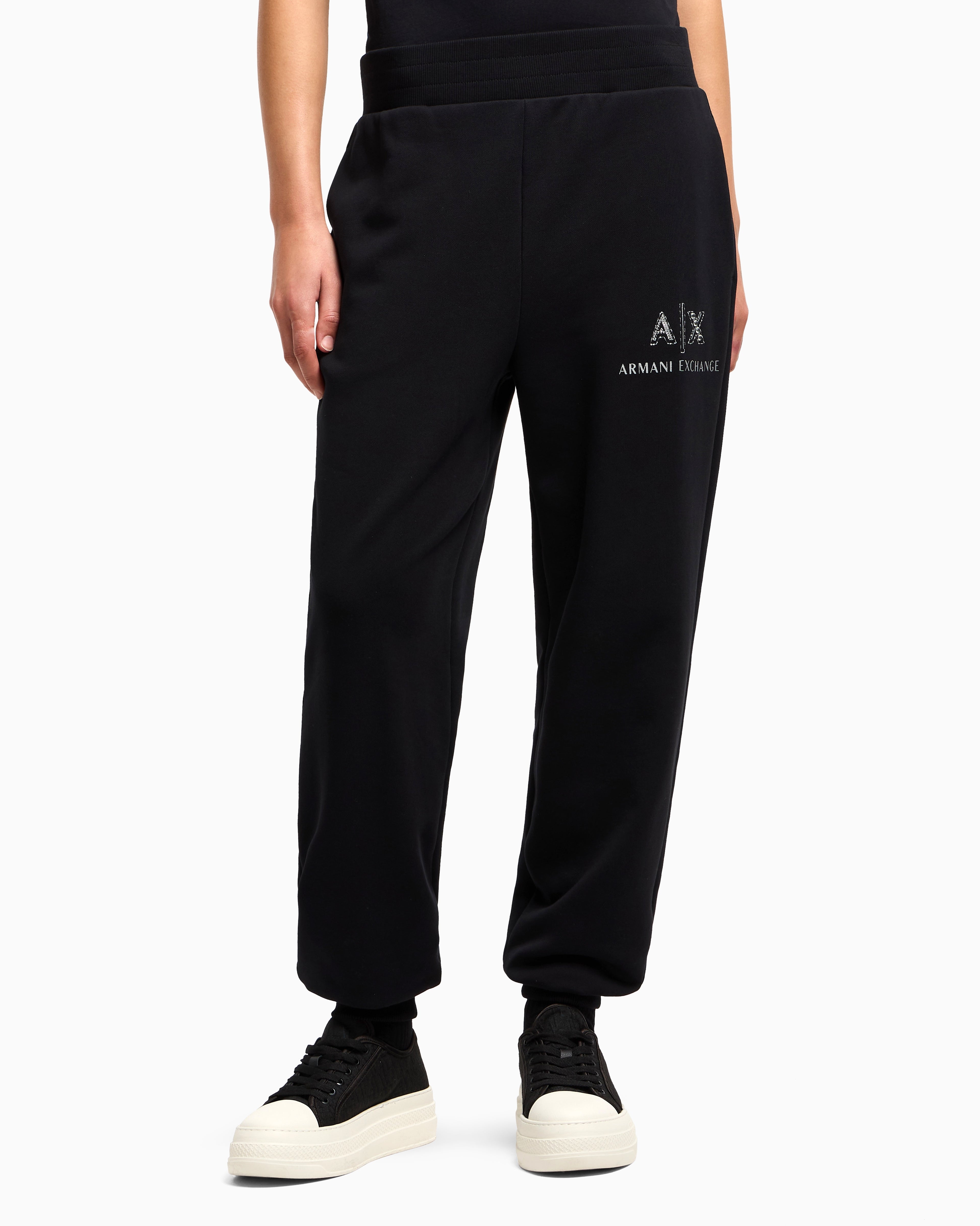 Armani Exchange Calcas Training Pants Xw000162 Af11851 Black Preto_shot3