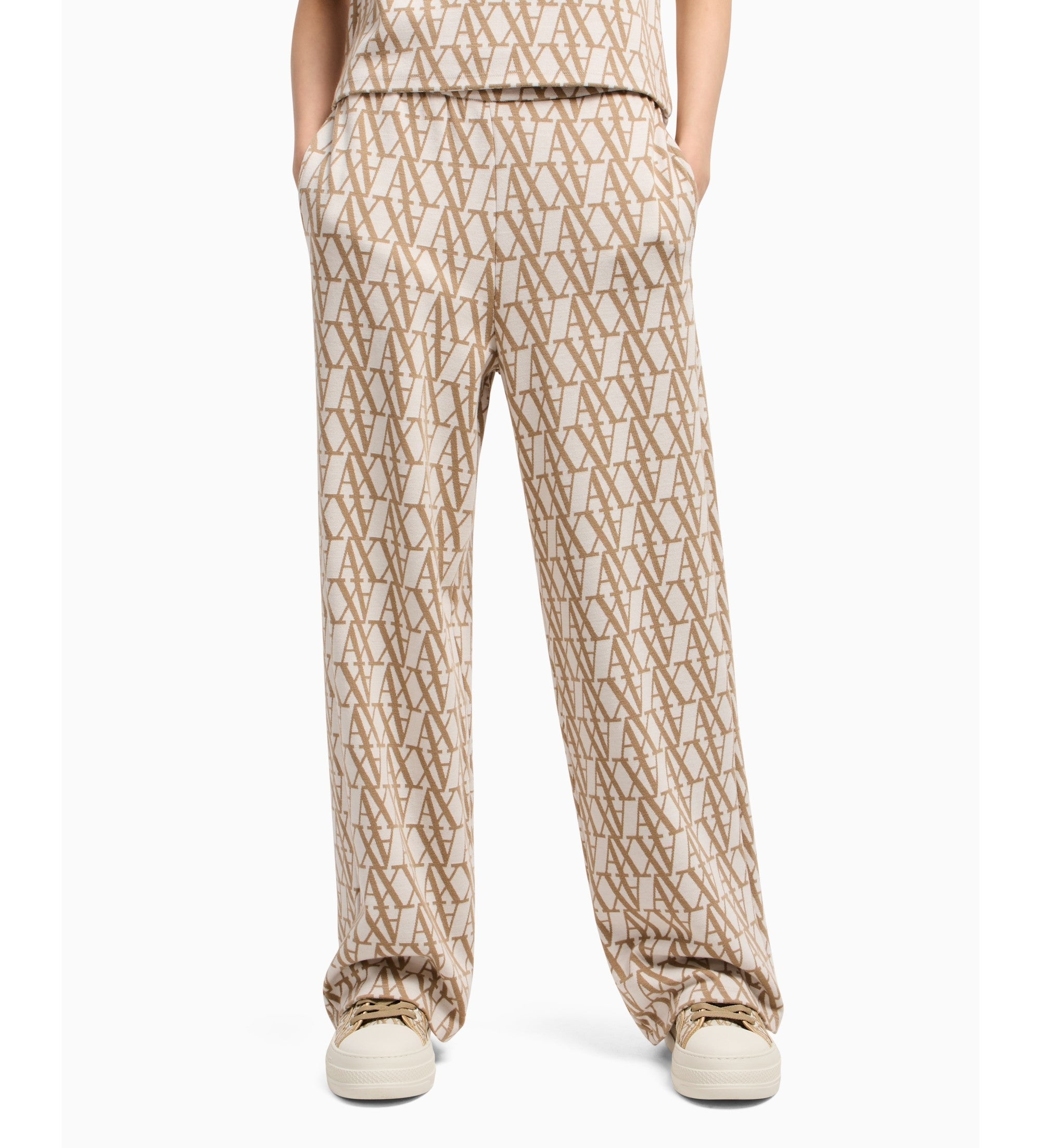 Armani Exchange Calcas Training Pants Xw000279 Af12057 Beige.logo Beige_shot1