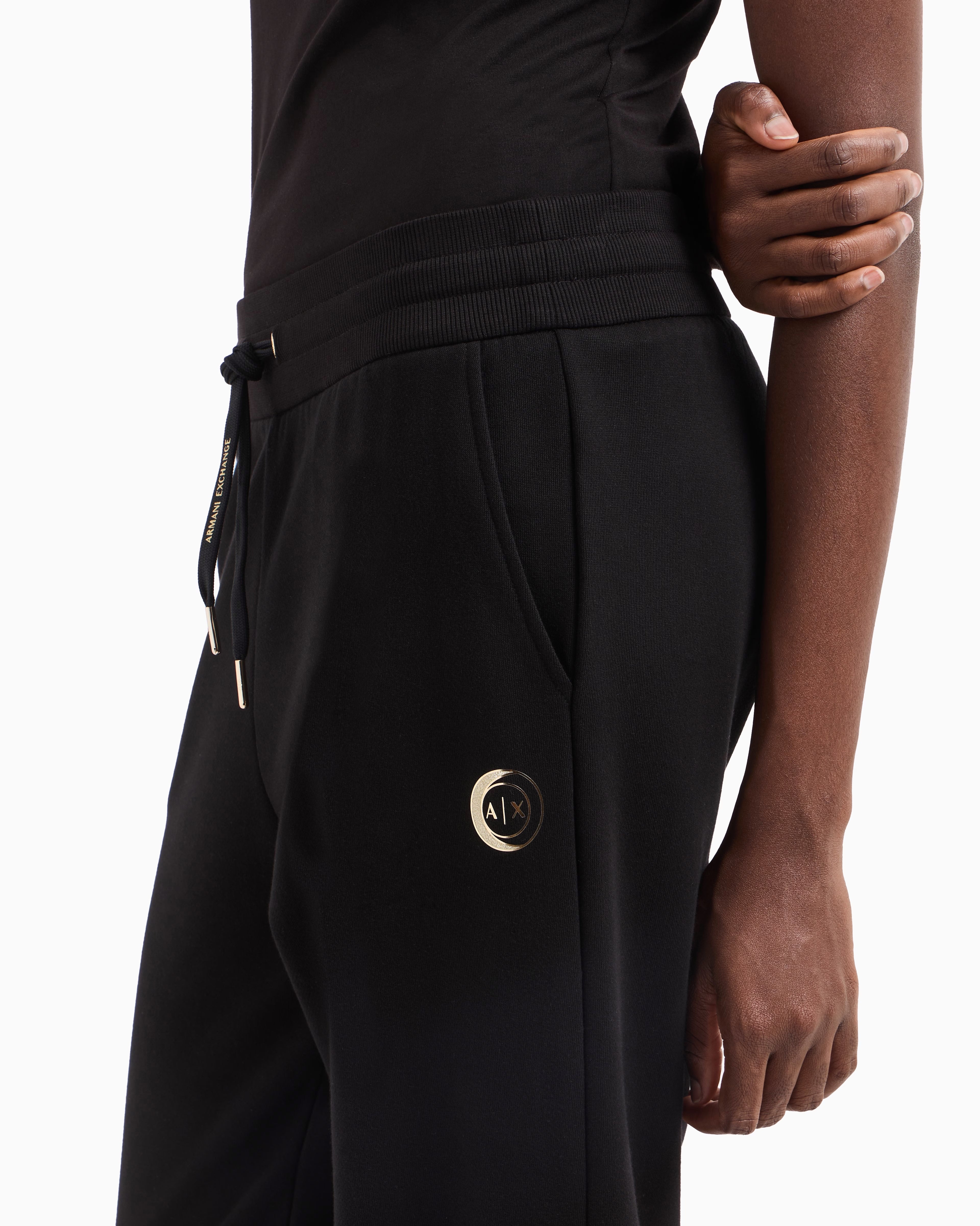 Armani Exchange Calcas Training Pants Xw000319 Af12217 Black Preto_shot1
