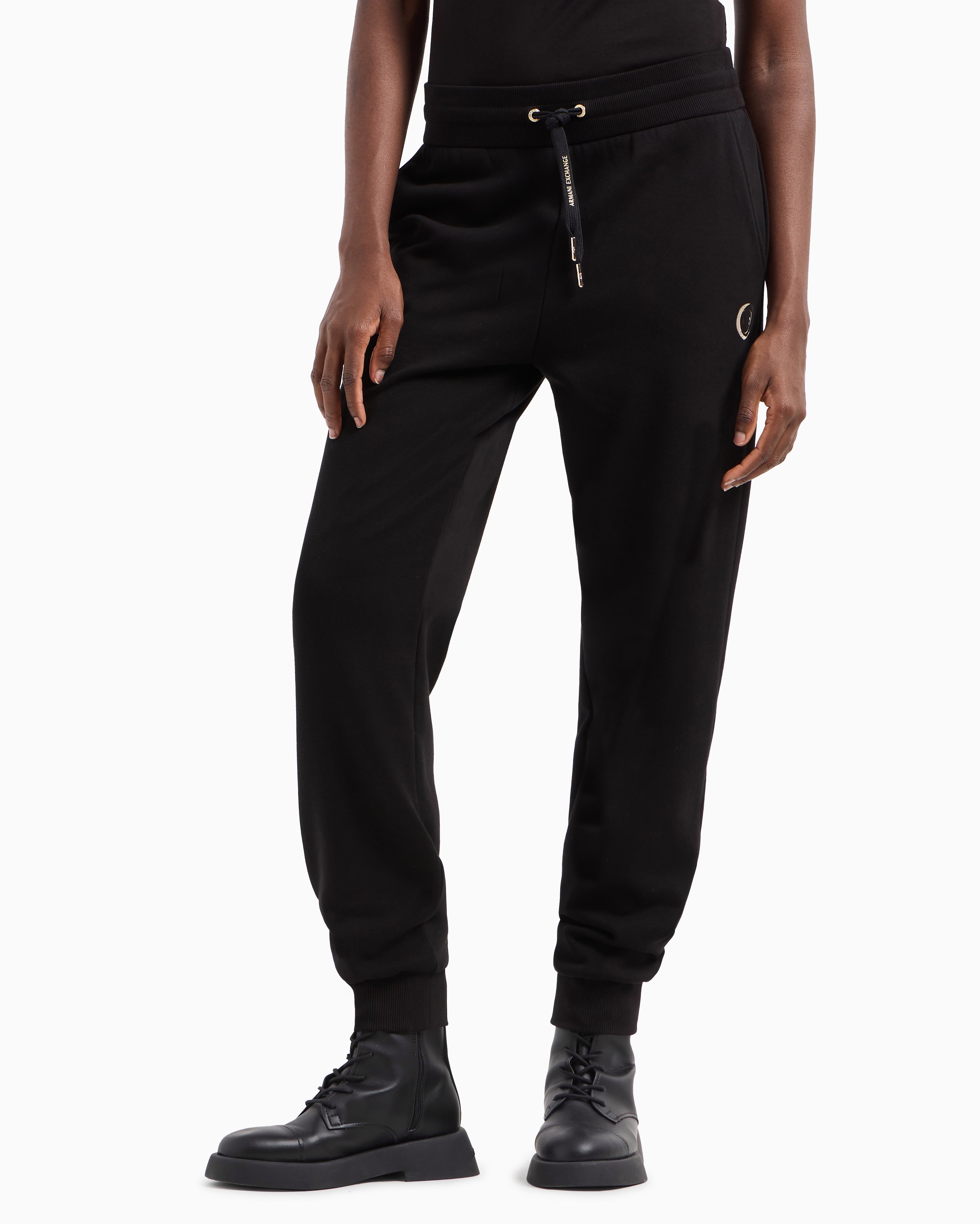 Armani Exchange Calcas Training Pants Xw000319 Af12217 Black Preto_shot3