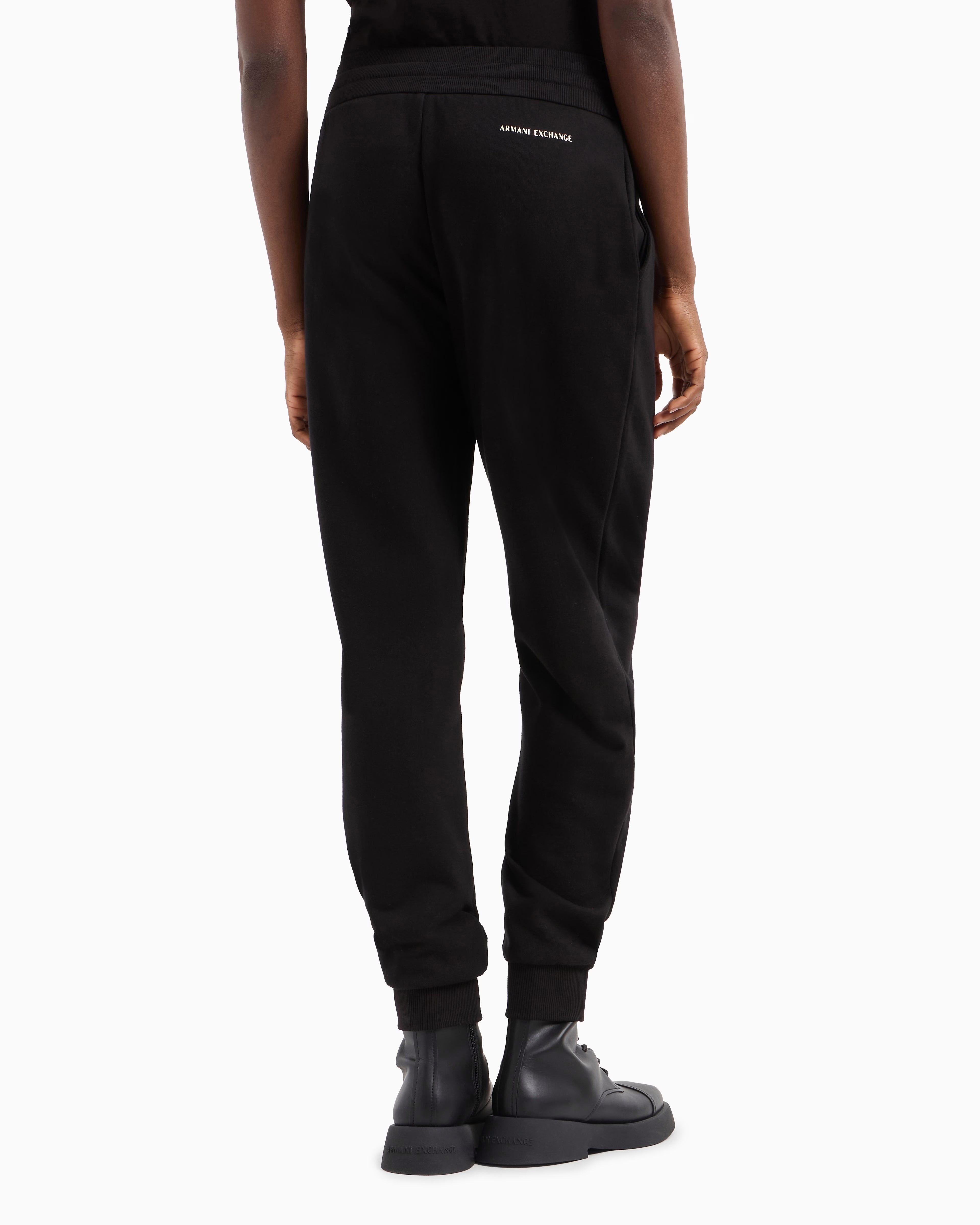 Armani Exchange Calcas Training Pants Xw000319 Af12217 Black Preto_shot5