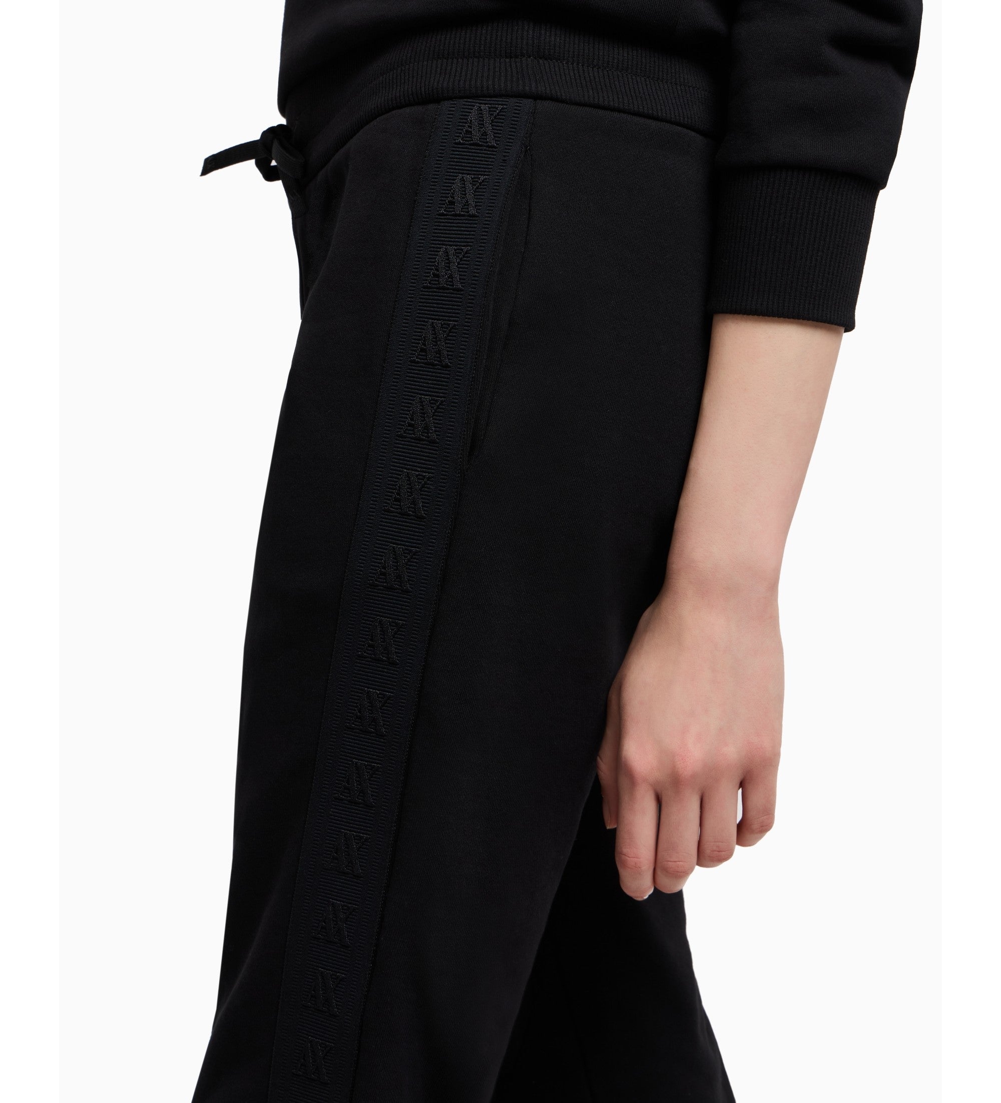 Armani Exchange Calcas Training Pants Xw000503 Af12804 Black Preto_shot4