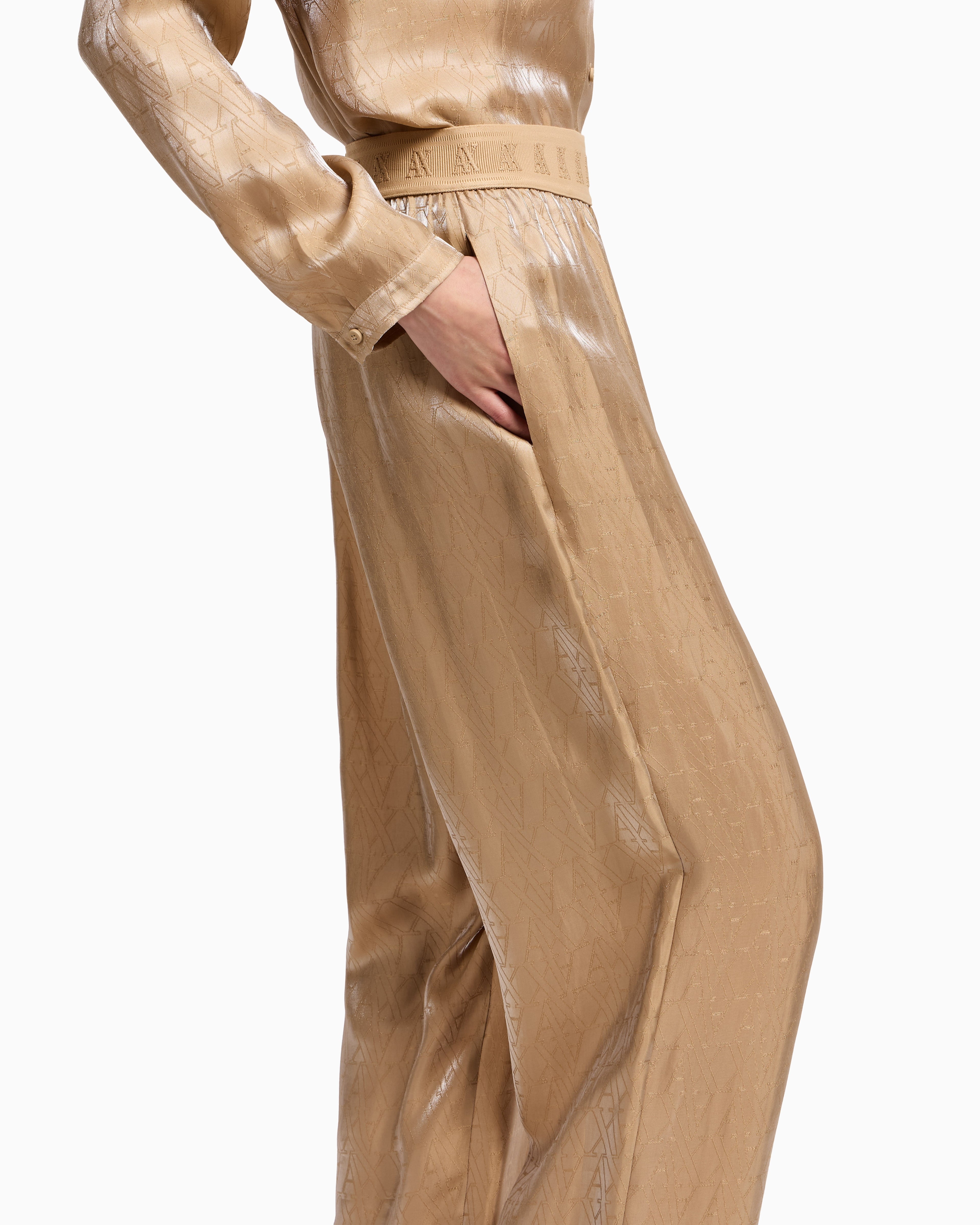 Armani Exchange Calcas Training Pants Xw000569 Af12055 Camel Camel_shot1