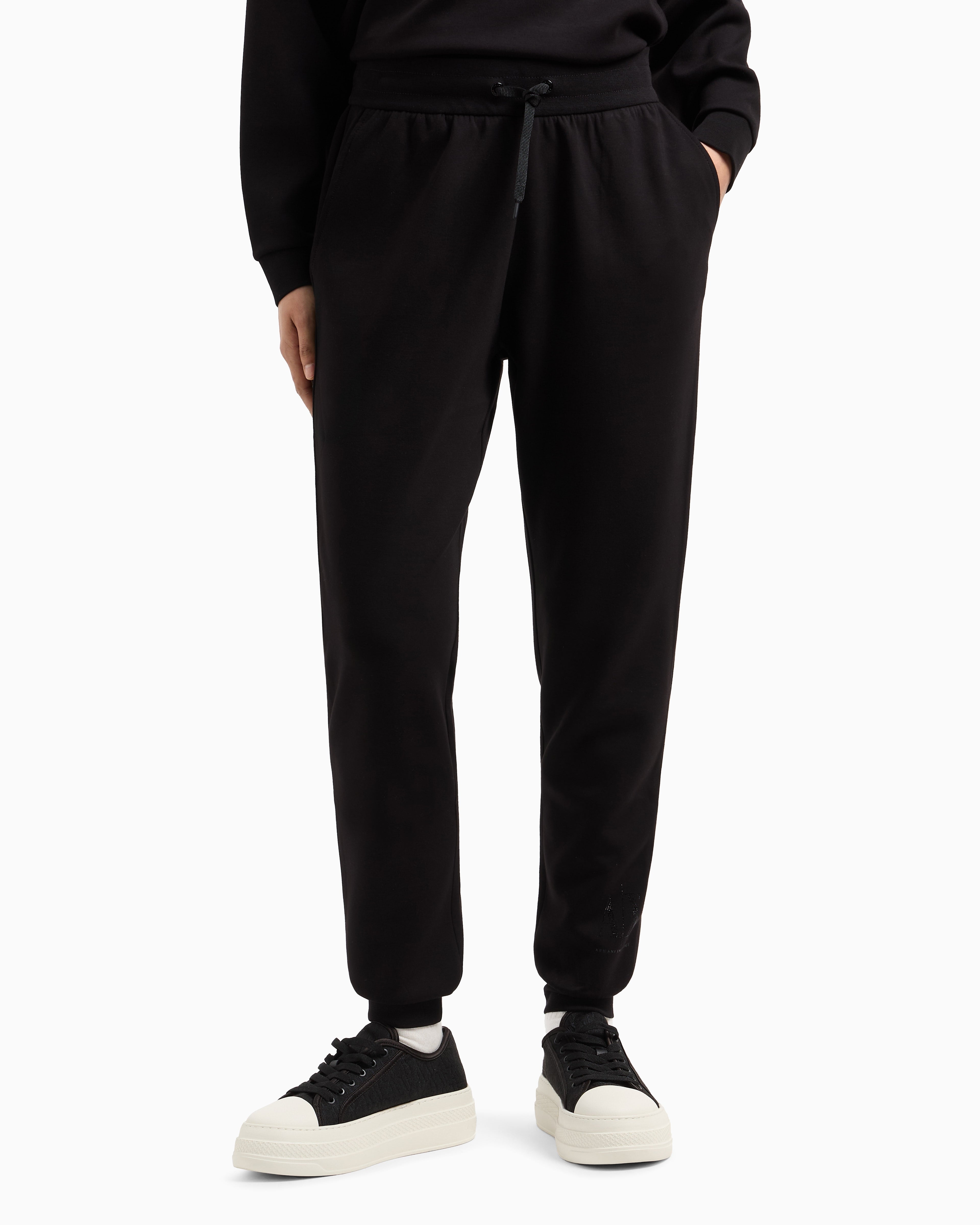 Armani Exchange Calcas Training Pants Xw000828 Af13397 Black Preto_shot3