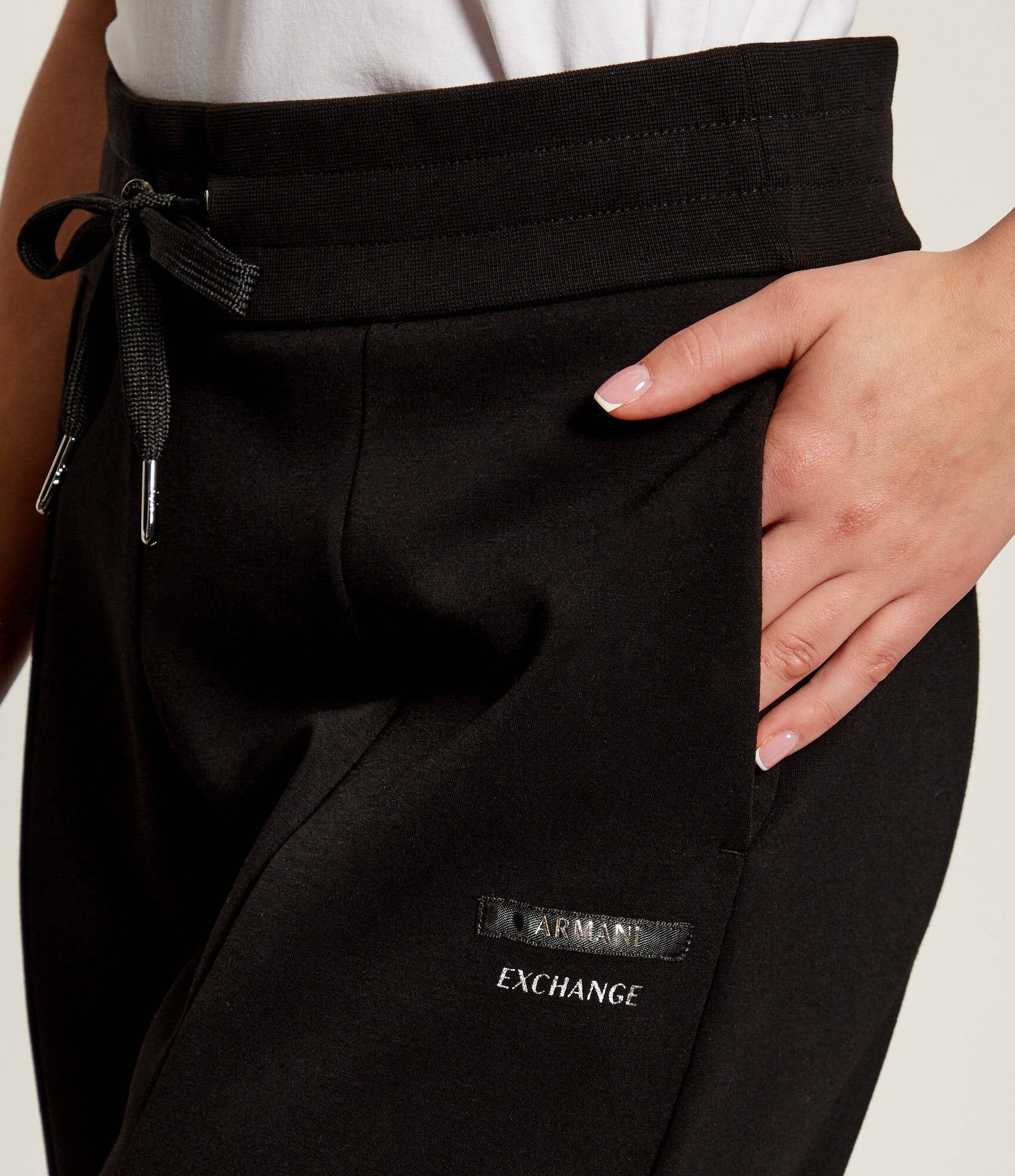 Armani Exchange Calcas Training Pants Xw001289 Af16111 Black Preto_shot4
