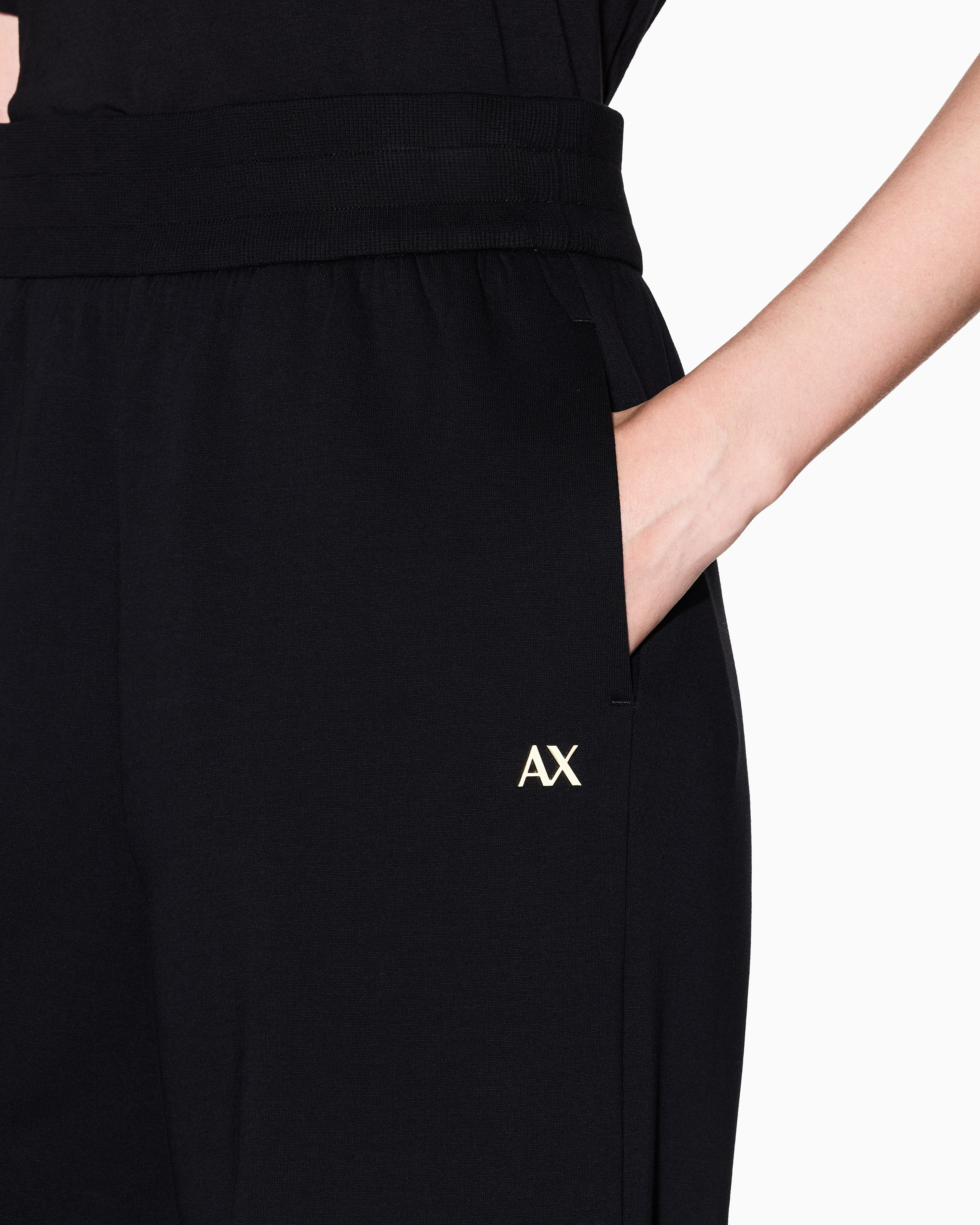 Armani Exchange Calcas Training Pants Xw001830 Af10818 Black Preto_shot1