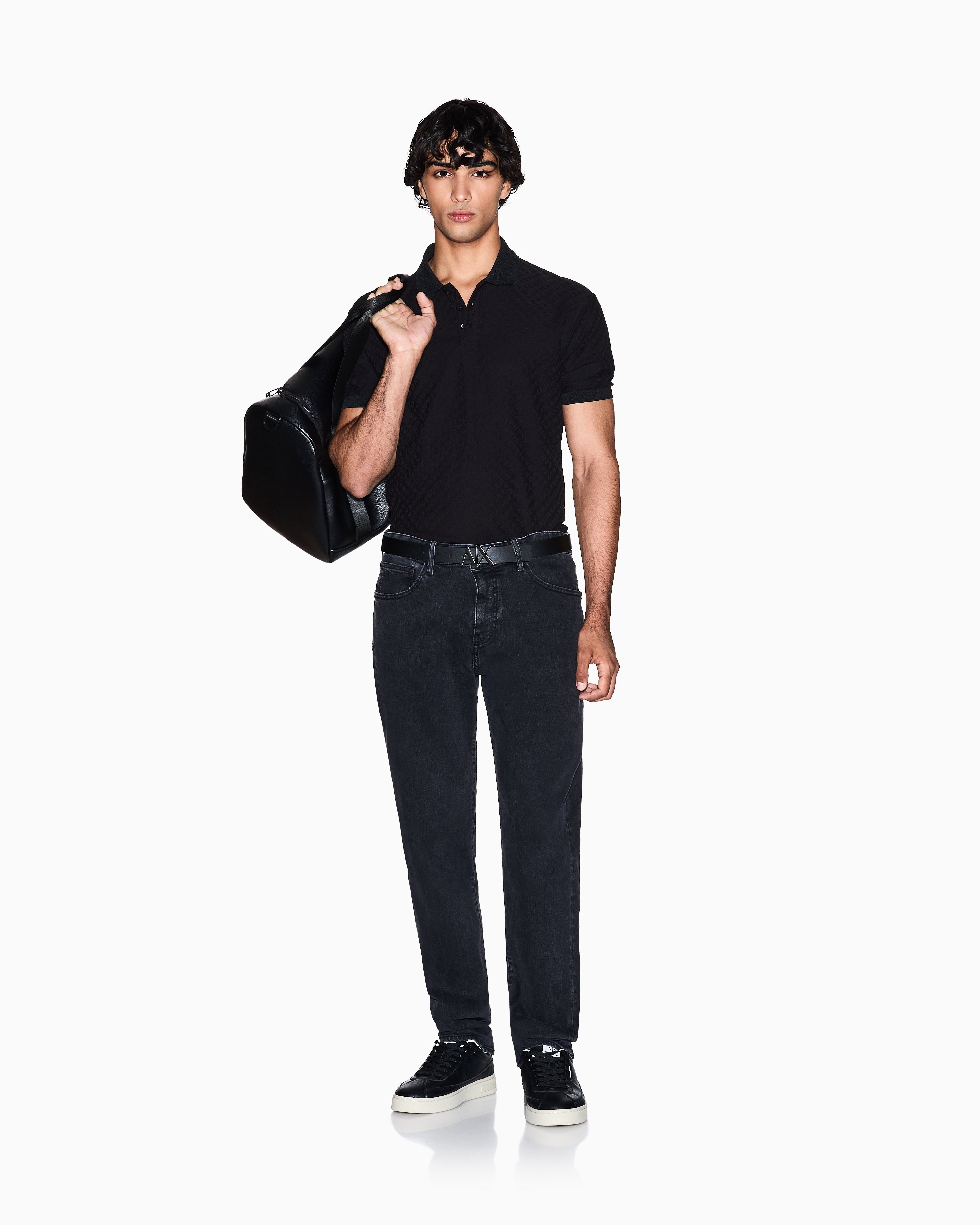 Armani Exchange Calcas Trousers Xm001512 Af14604 Denim Grey Denim Cinza_shot2