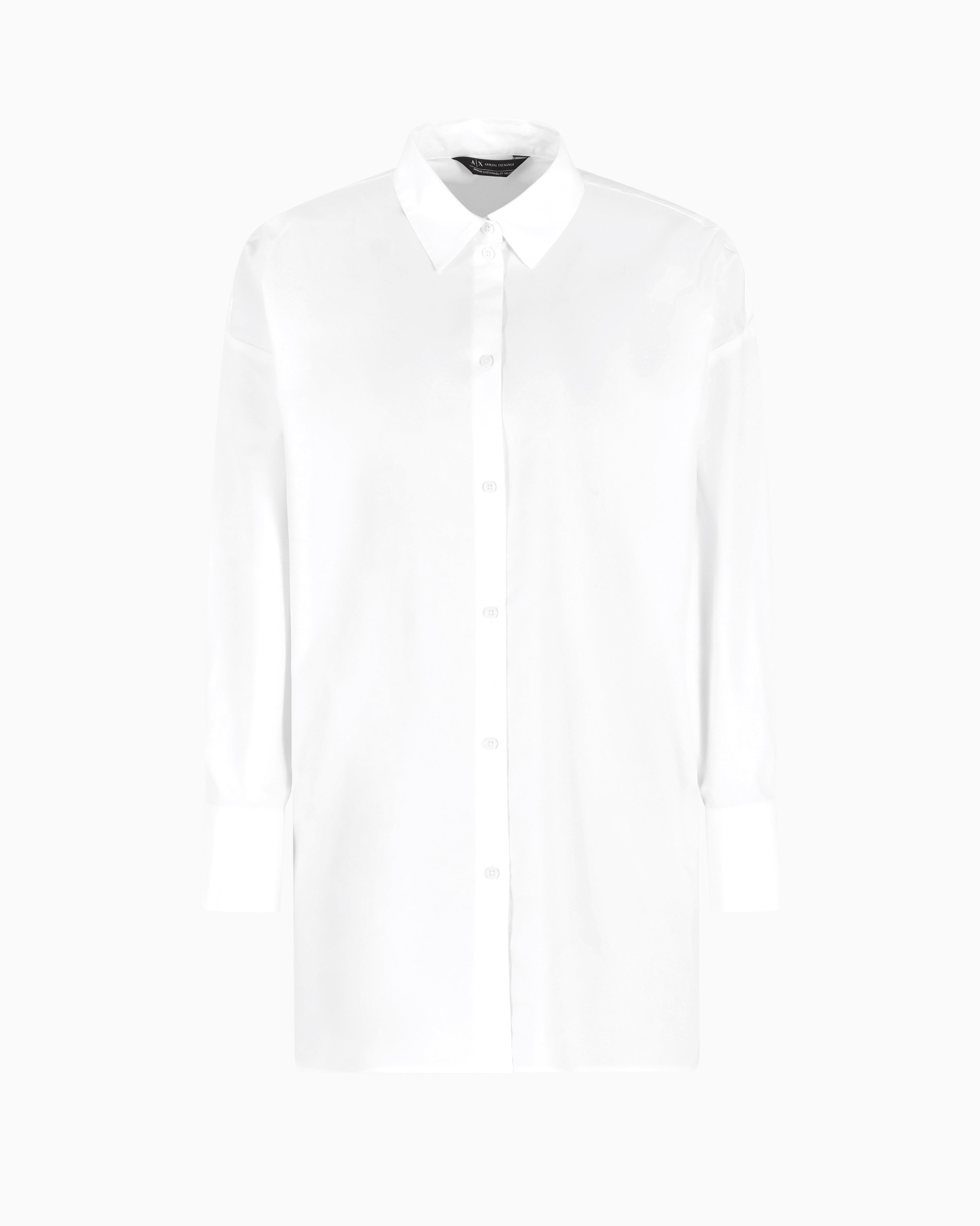 Armani Exchange Camisa Shirt Xw000455 Af12812 White Branco_shot4