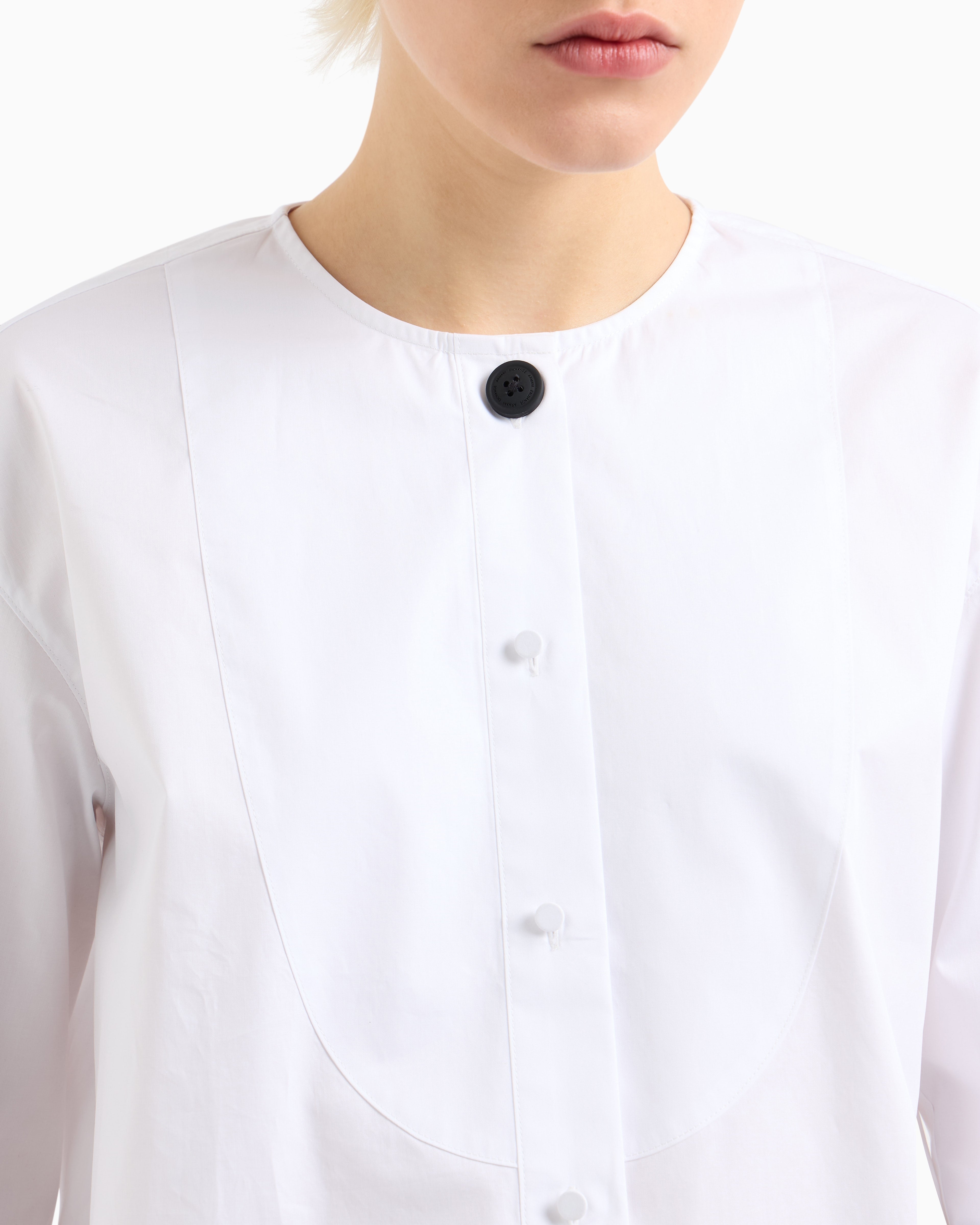 Armani Exchange Camisa Shirt Xw000563 Af12812 White Branco_shot1