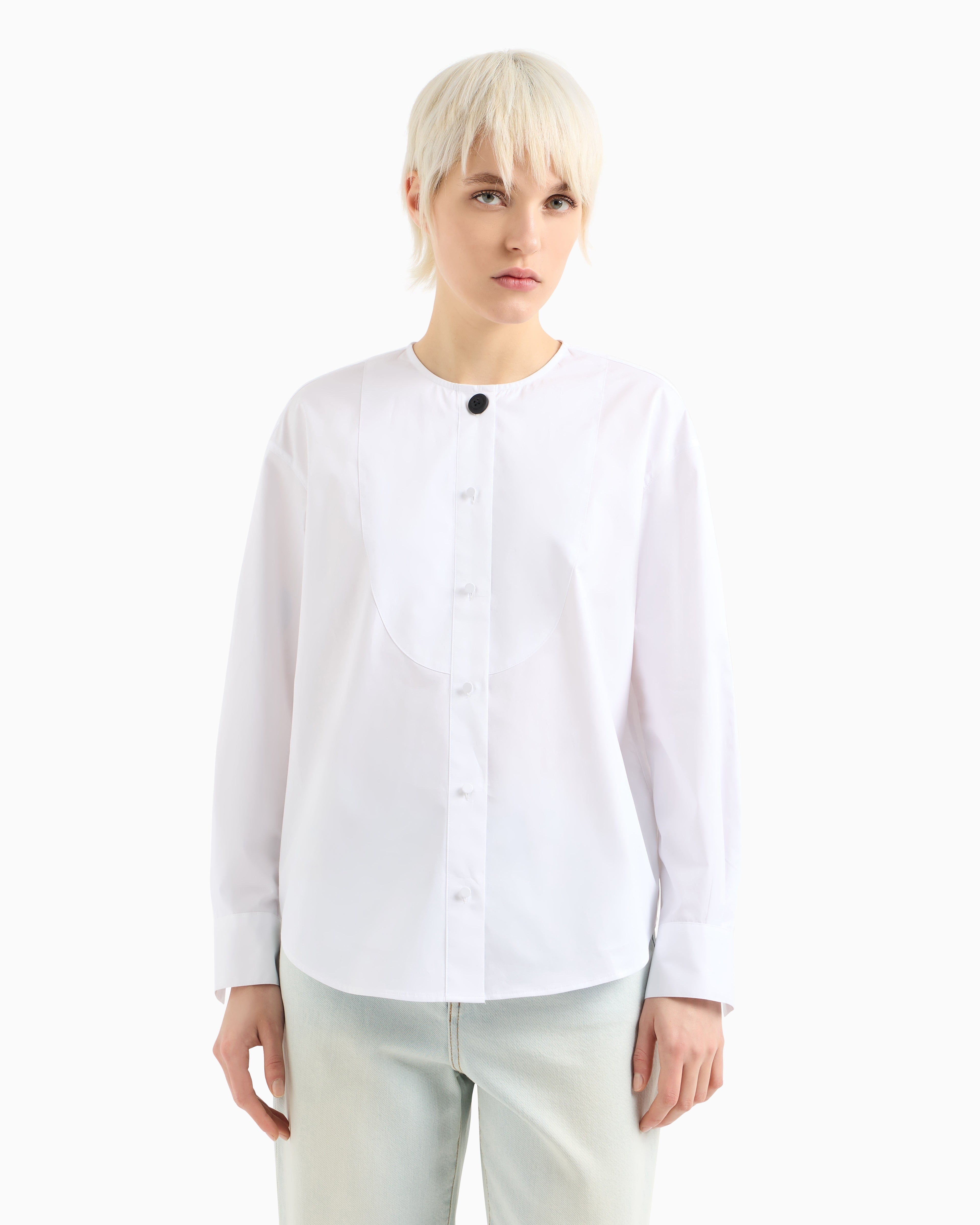 Armani Exchange Camisa  Shirt Xw000563 Af12812 White Branco_shot3