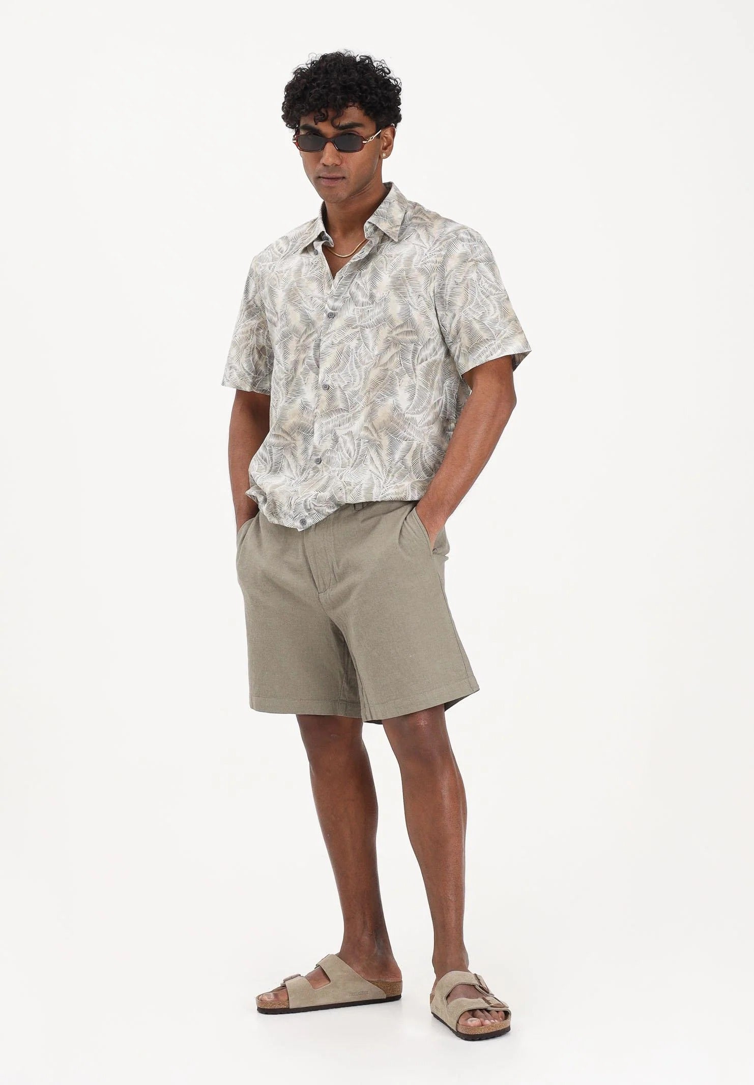 Armani Exchange Camisa Shirt Xm002291 Af22716 Cream Creme_shot4