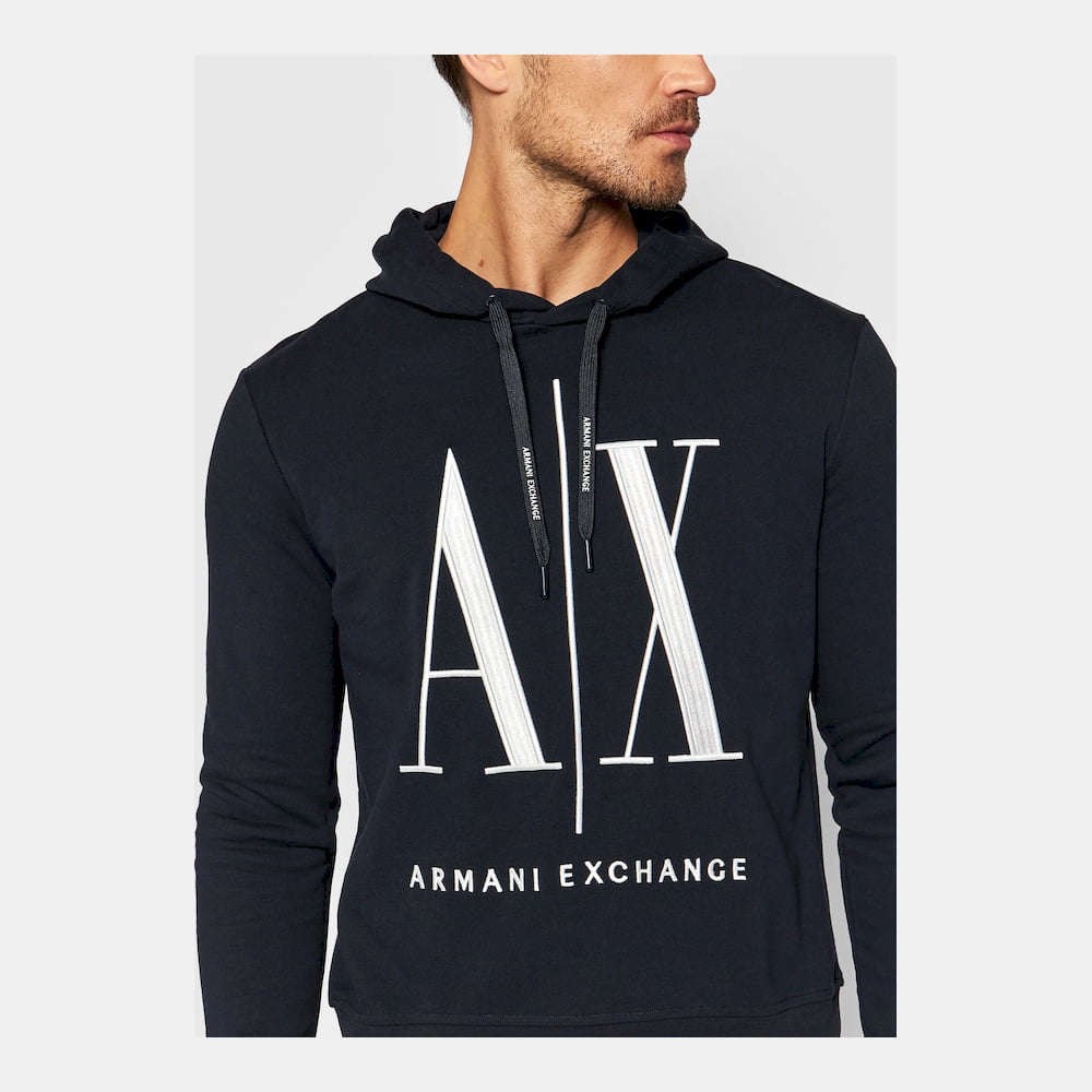 Armani Exchange Camisola Hoodie 8nzmpc Zj1zz Black Preto Shot3