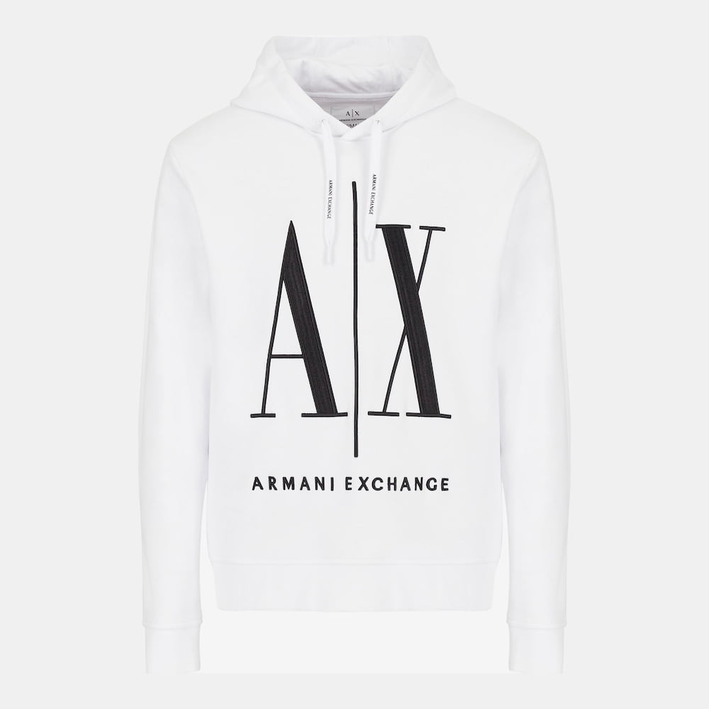 Armani Exchange Camisola Hoodie 8nzmpc Zj1zz White Branco Shot10