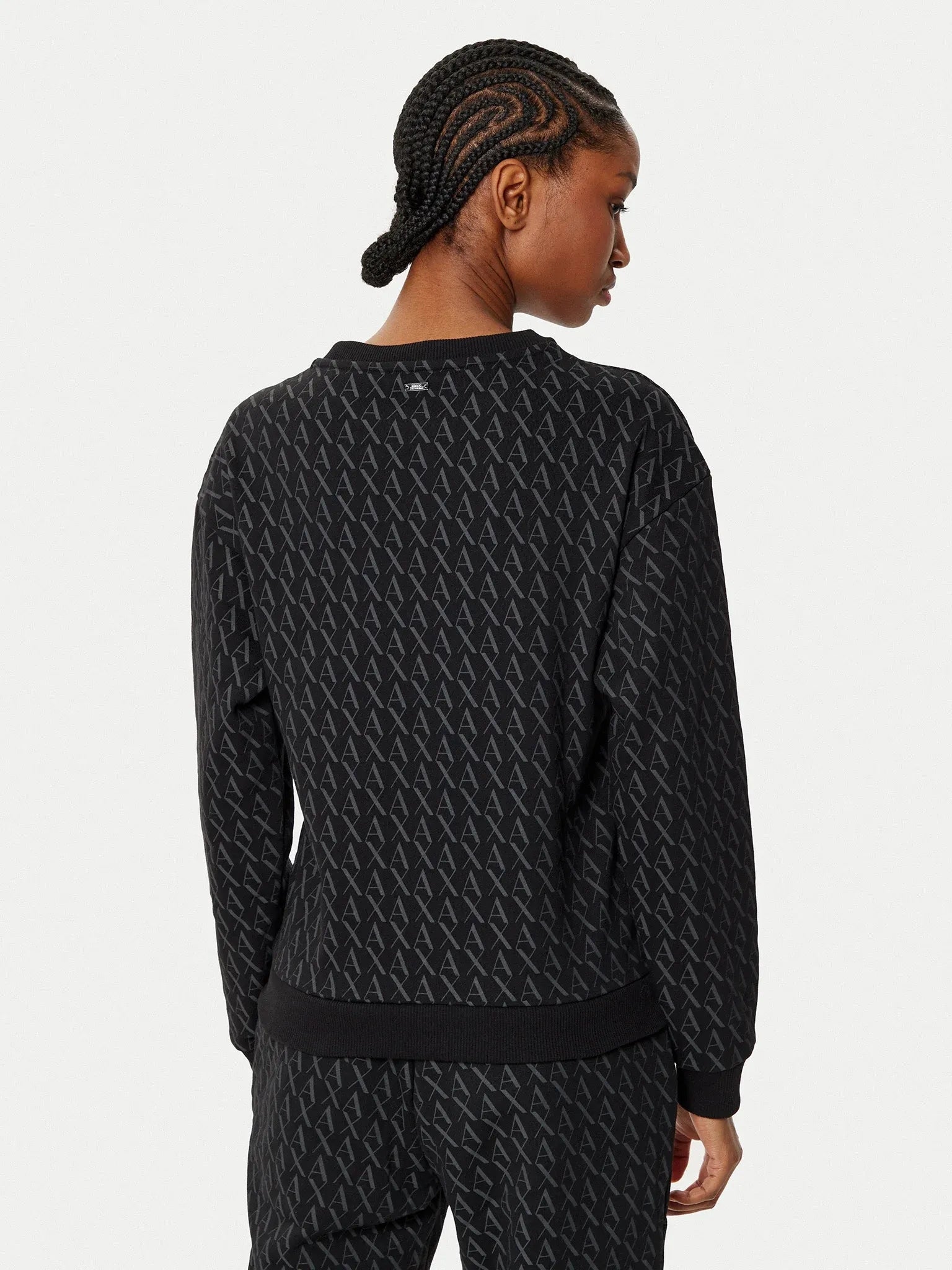 Armani Exchange Camisola Sweat 8nymlg Yje5z Black Preto_shot3