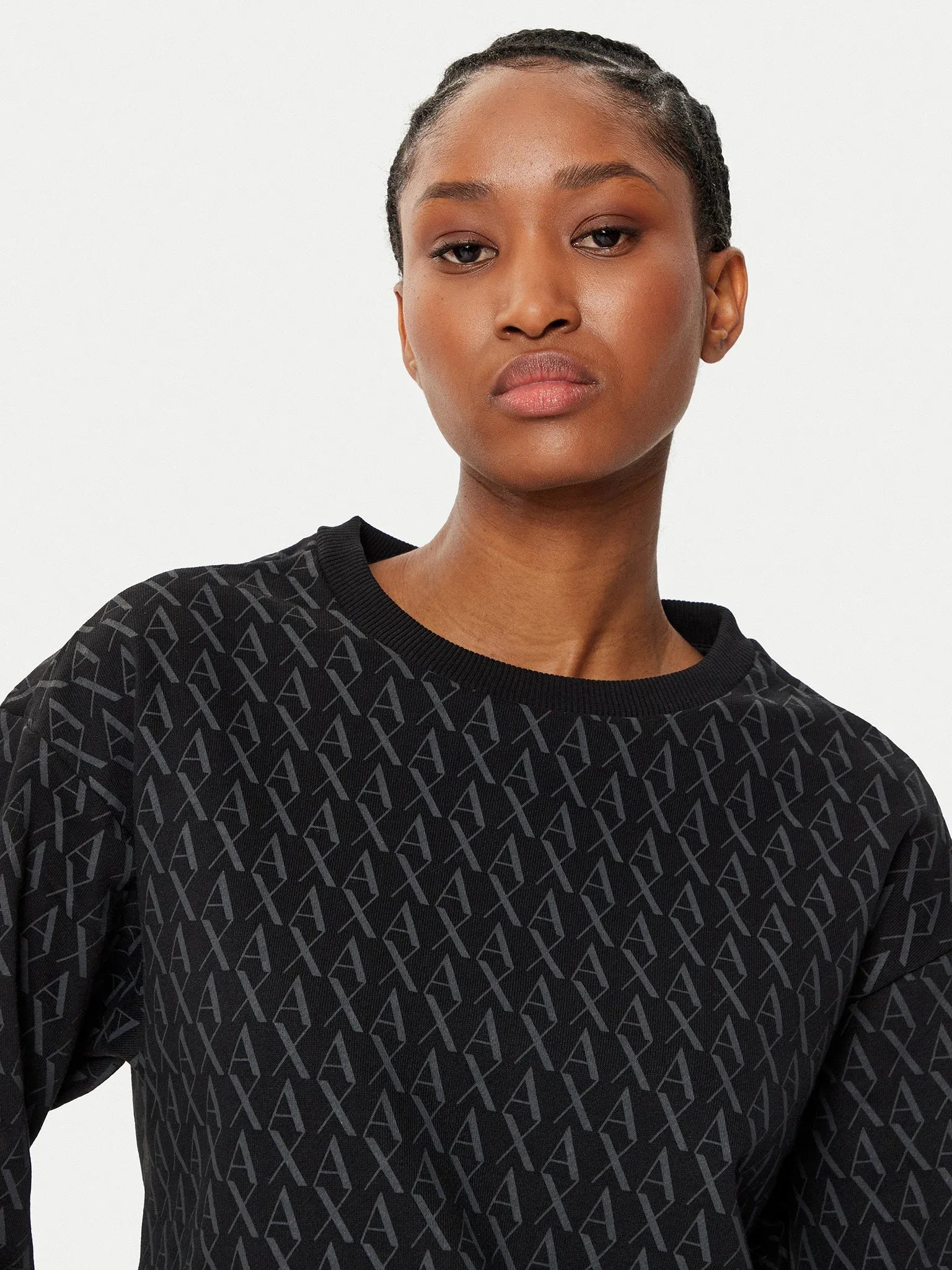 Armani Exchange Camisola Sweat 8nymlg Yje5z Black Preto_shot4