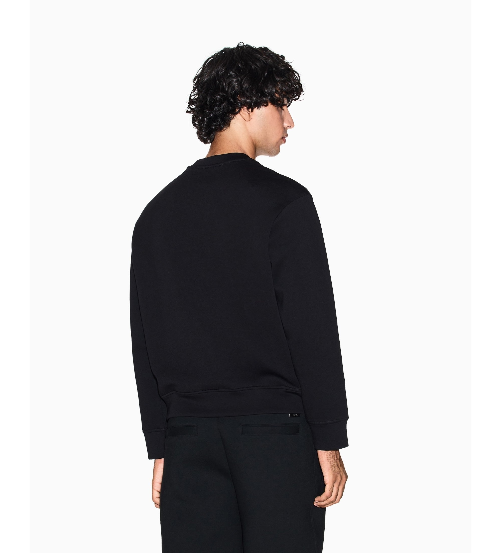 Armani Exchange Camisola Sweat Xm001892 Af10818 Blk Gold Preto Ouro_shot4