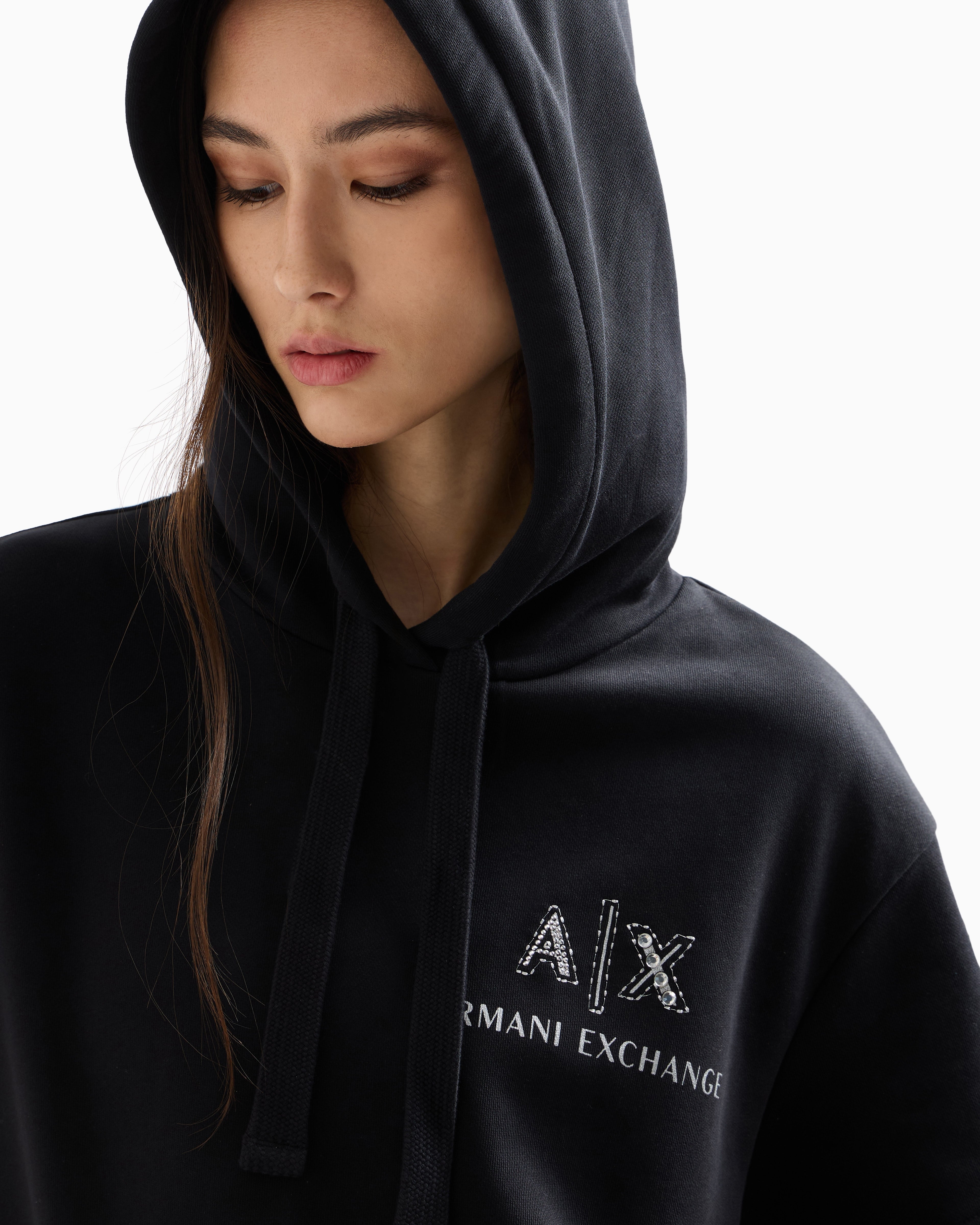 Armani Exchange Camisola Sweat Xw000161 Af11851 Black Preto_shot1