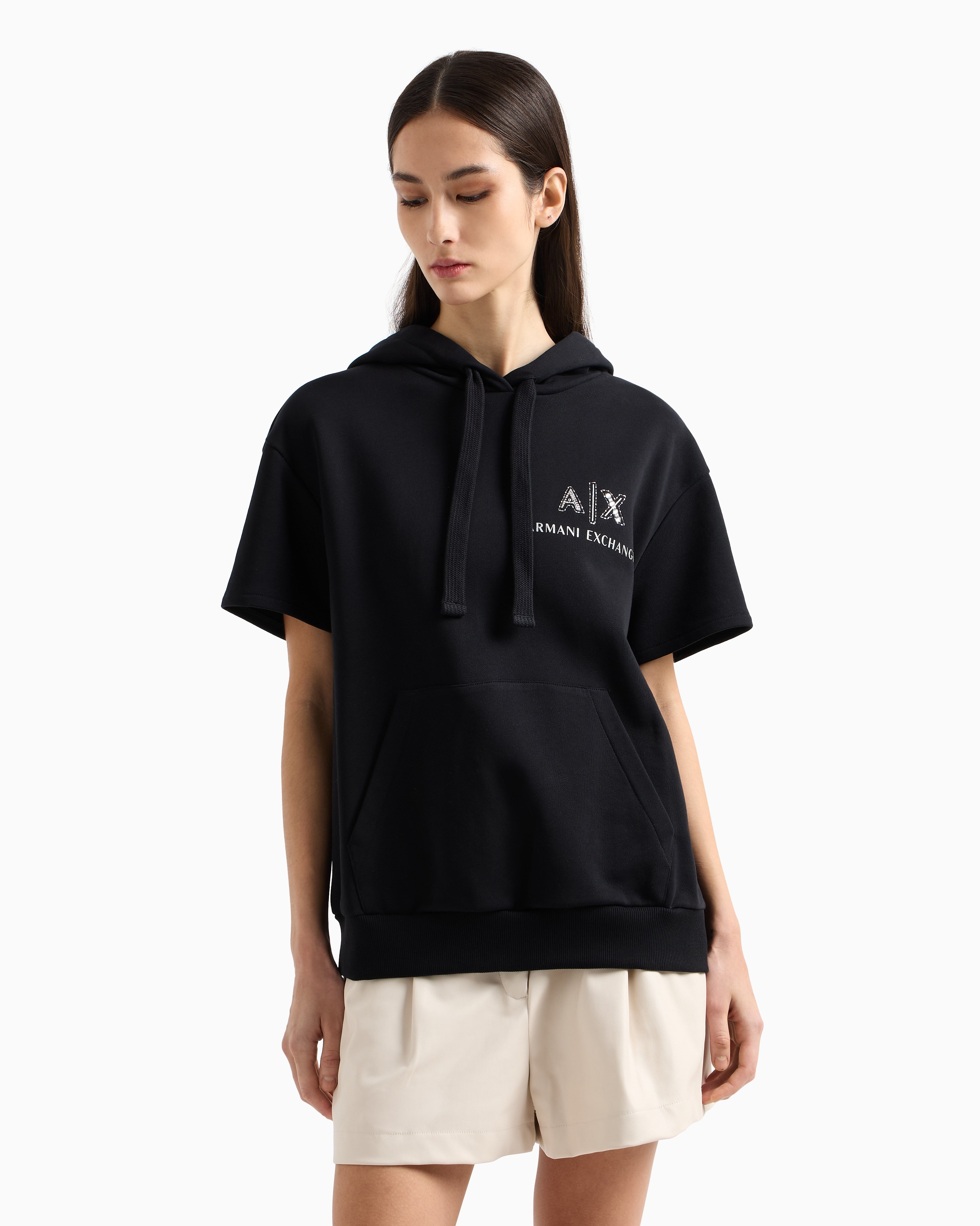 Armani Exchange Camisola Sweat Xw000161 Af11851 Black Preto_shot3