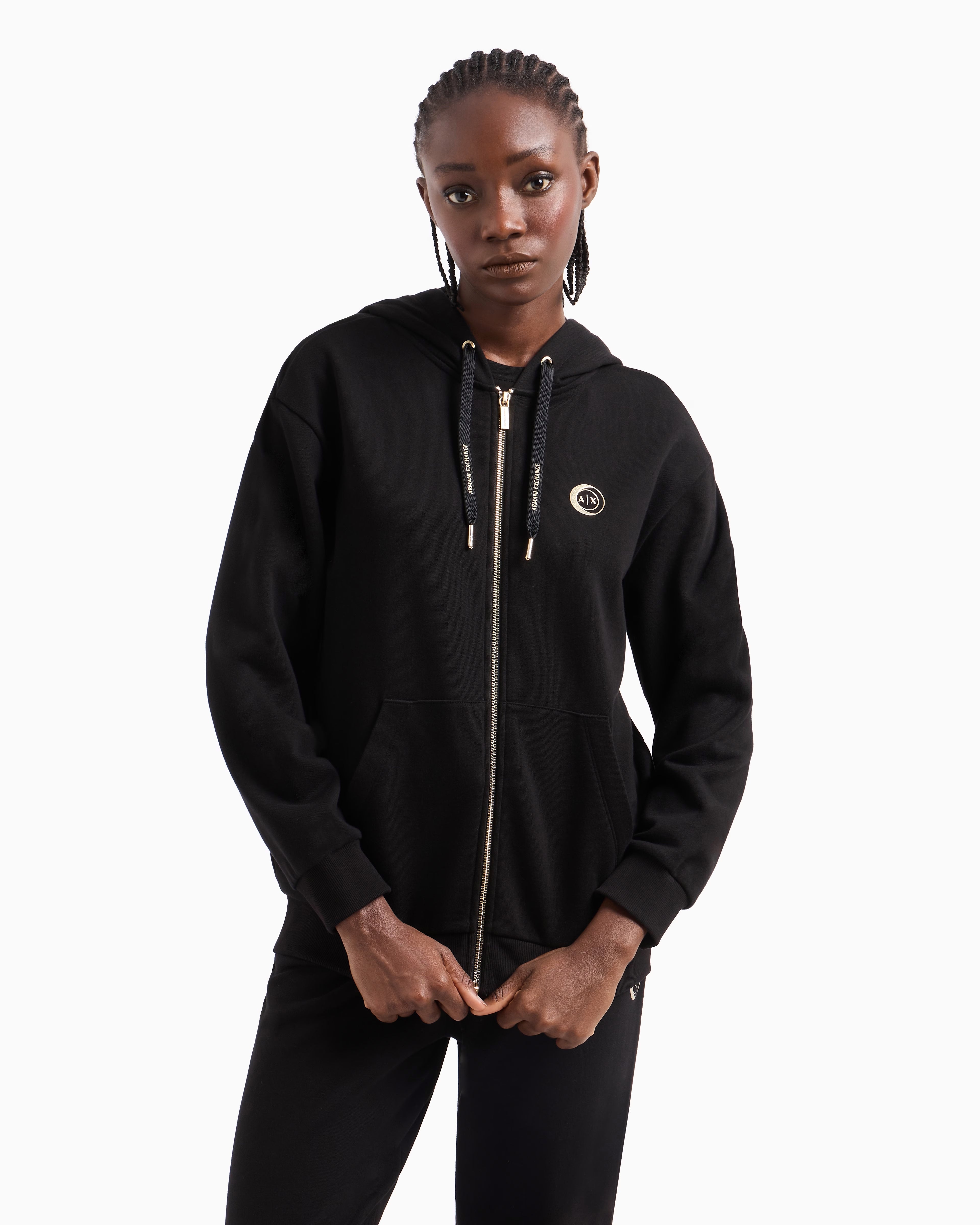Armani Exchange Camisola Sweat Xw000318 Af12217 Black Preto_shot3