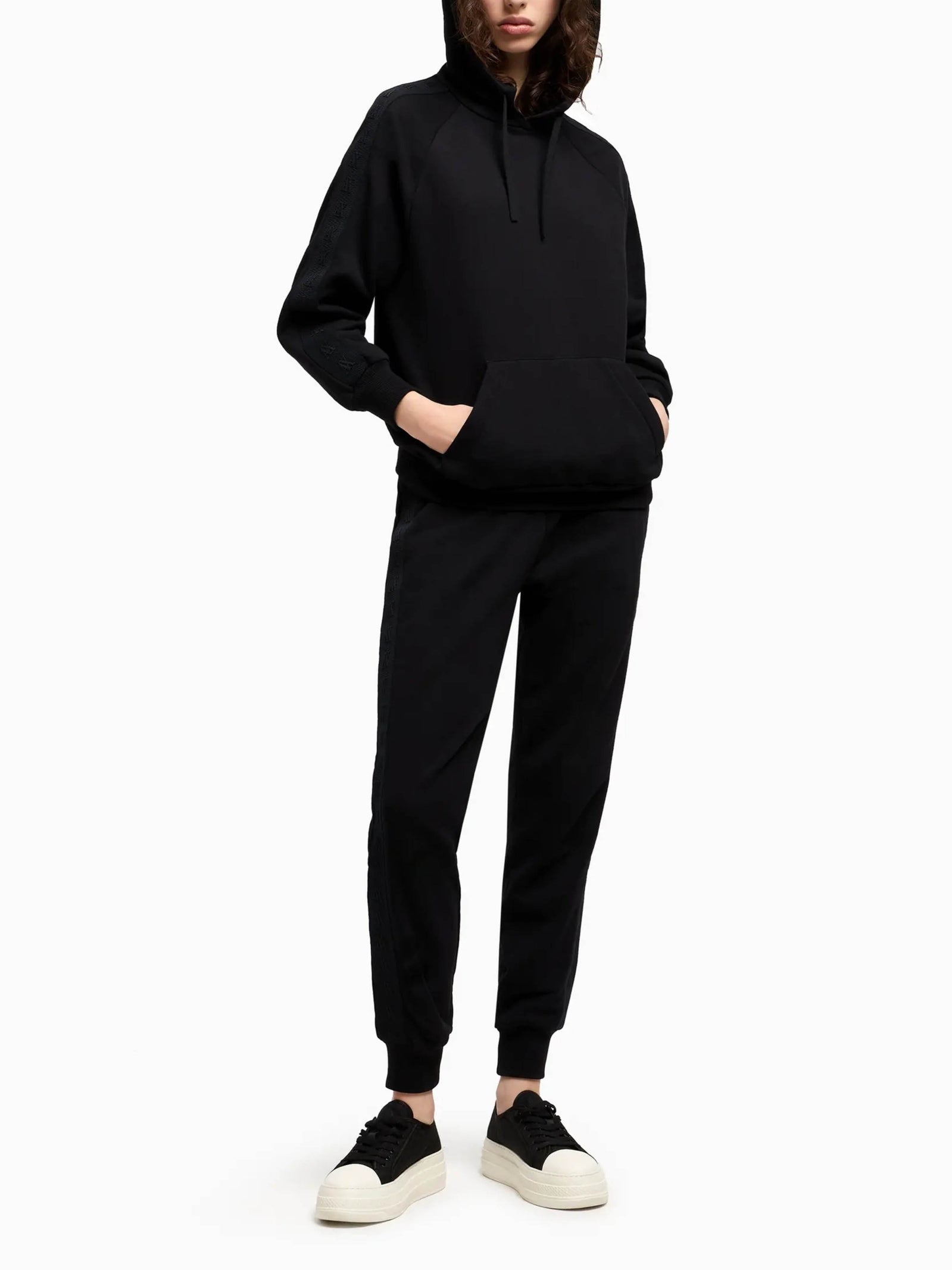 Armani Exchange Camisola Sweat Xw000500 Af12804 Black Preto_shot2