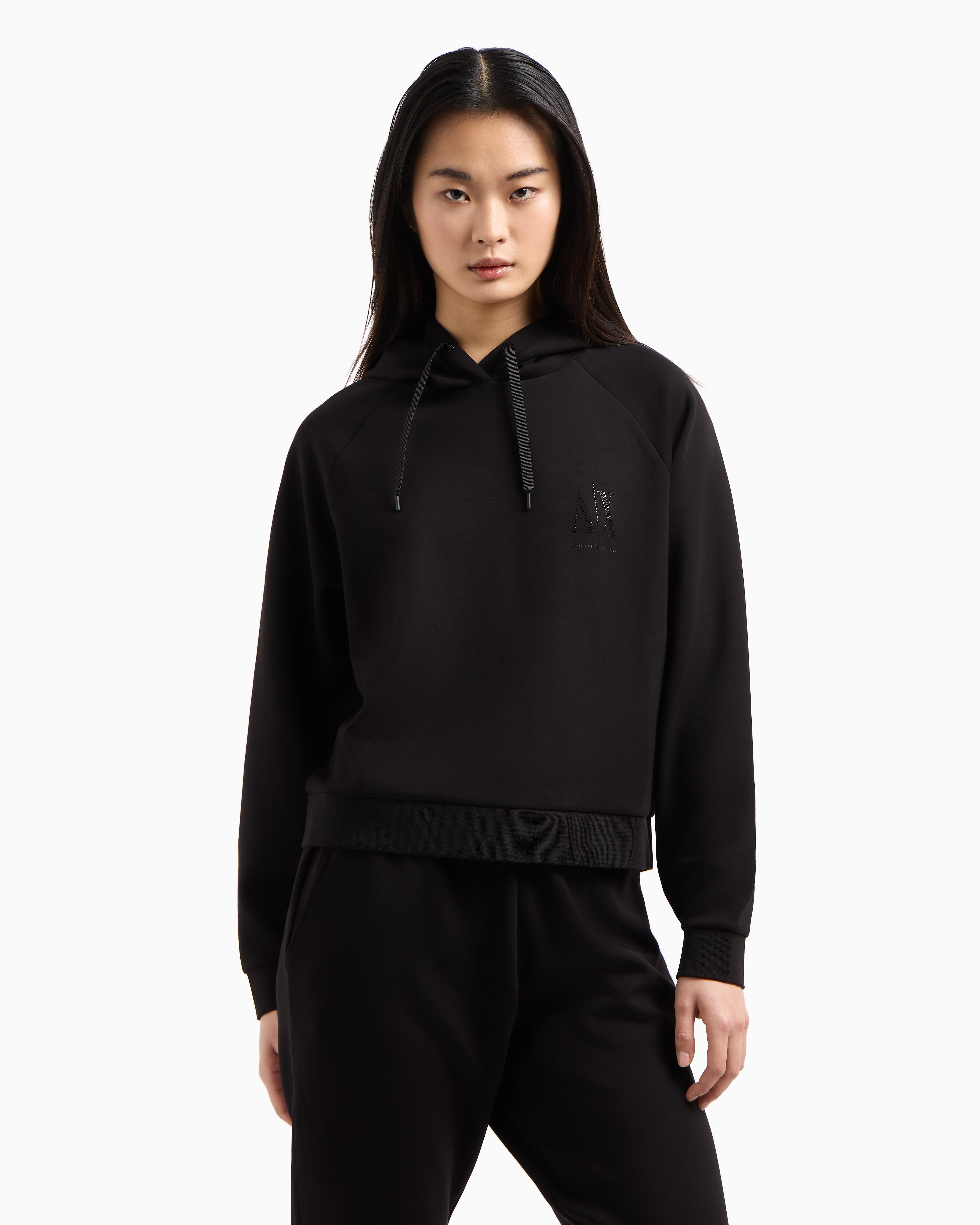 Armani Exchange Camisola Sweat Xw000827 Af13397 Black Preto_shot3